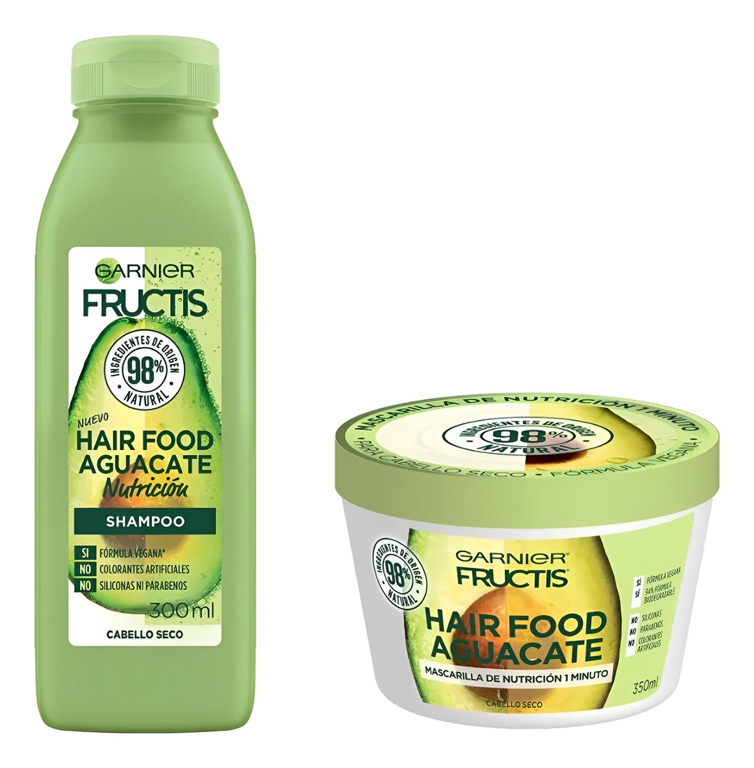 PACK FRUCTIS AGUACATE: SHAMPOO CON MASCARILLA CAPILAR - 1