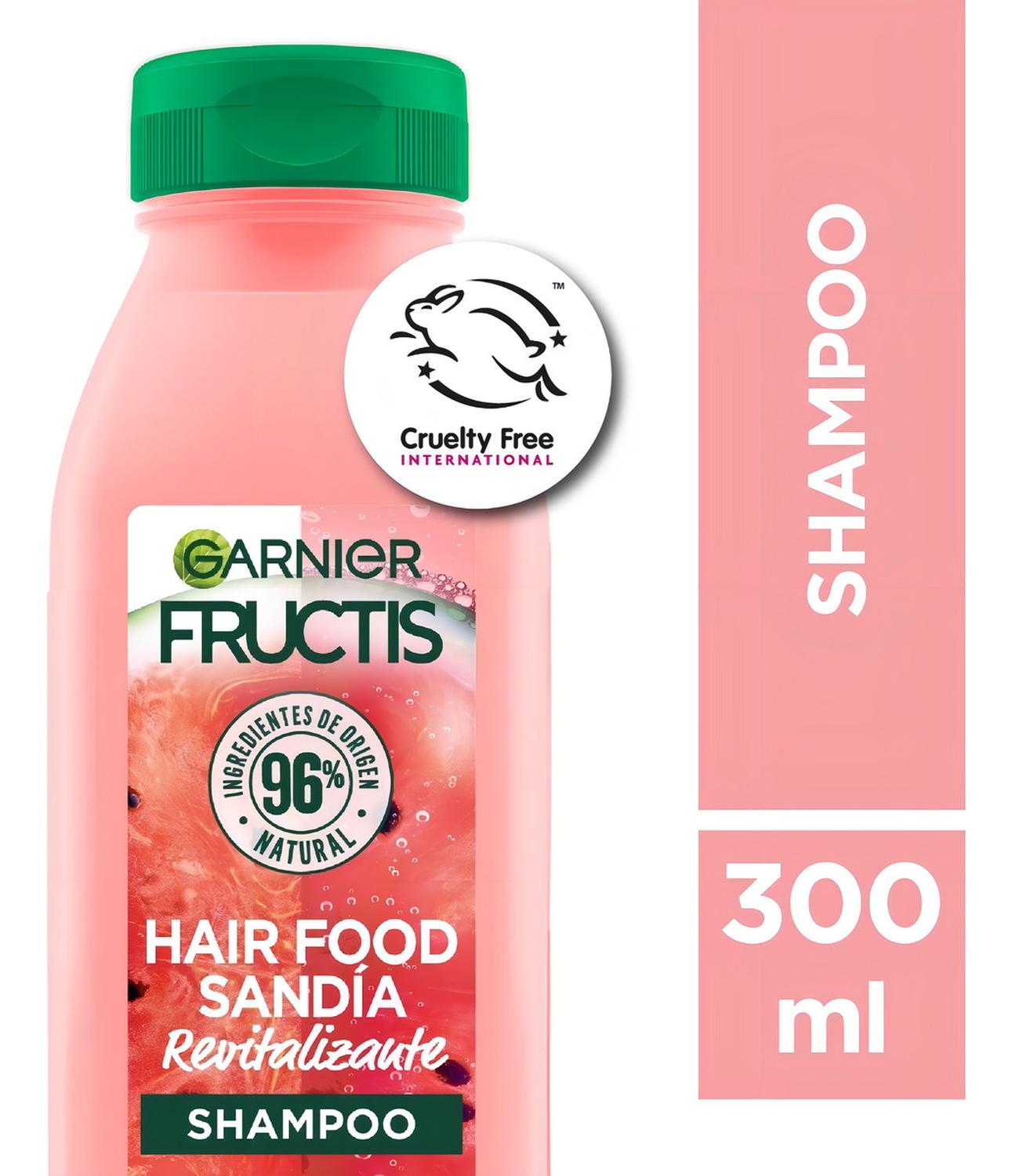 SHAMPOO + ACODICIONADOR GARNIER FRUCTIS HAIR FOOD SANDIA - 4