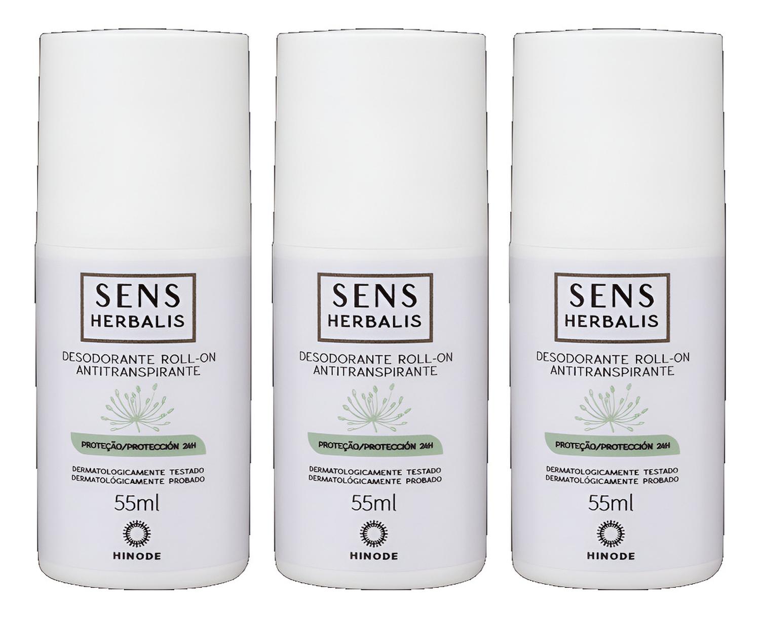 SENS HERBALS DESODORANTE ROLL ON X3 UND - 1