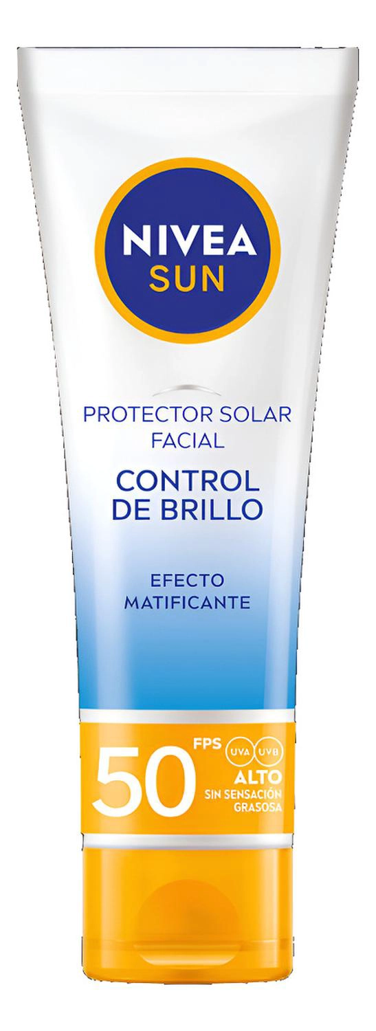 PROTECTOR SOLAR FACIAL NIVEA SUN CONTROL DE BRILLO FPS50 - 1