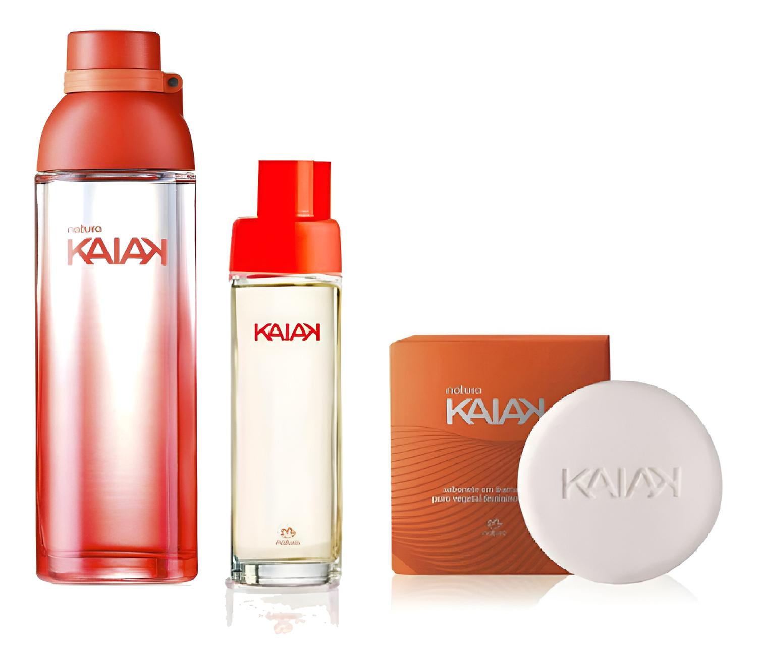 KIT KAIAK FRAGANCIA DE MUJER CON MINI Y JABON NATURA - 1