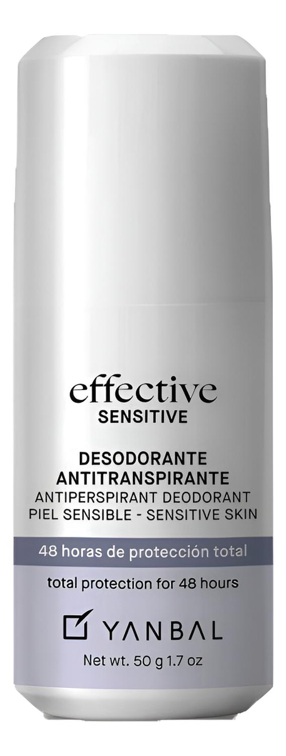 DESODORANTE ANTITRANSPIRANTE EFFECTIVE SENSITIVE YANBAL AGRADABLE - 1