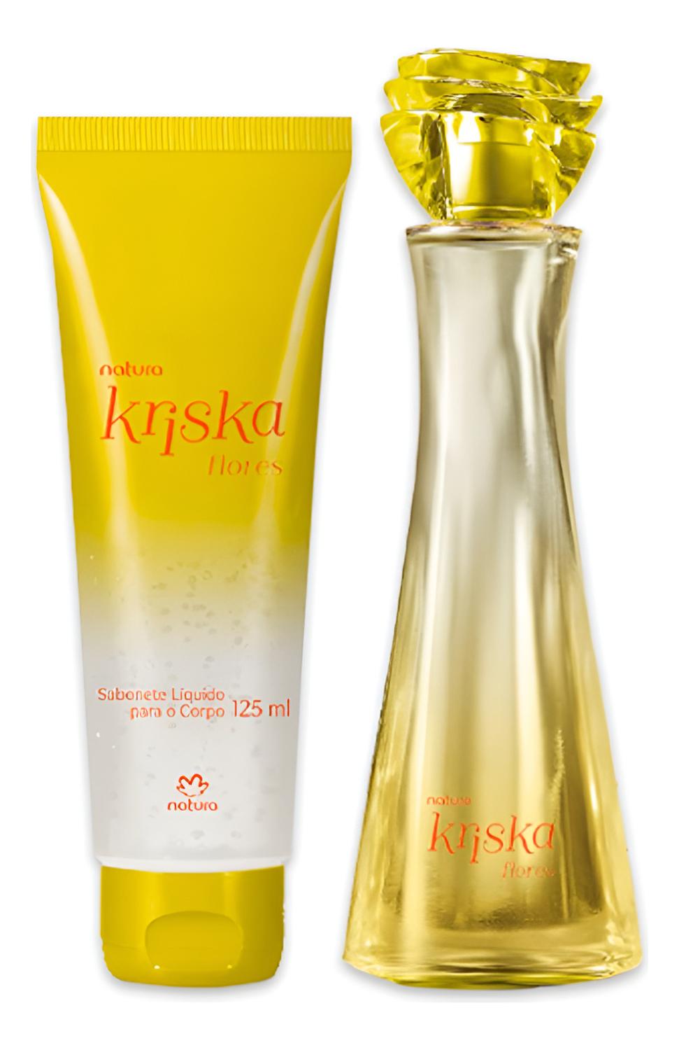 NATURA KRISKA FLORES FRAGANCIA DE MUJER CON JABON LIQUIDO - 1