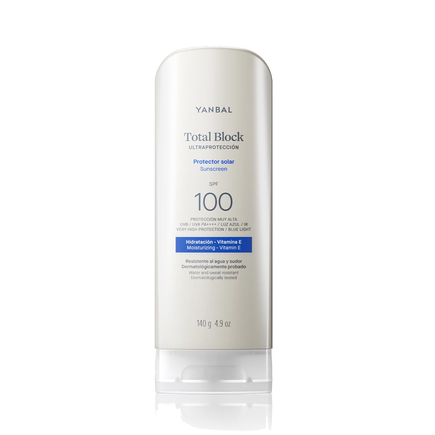 PROTECTOR SOLAR TOTAL BLOCK ULTRAPROTECCIÓN SPF 100 JUMBO - 1