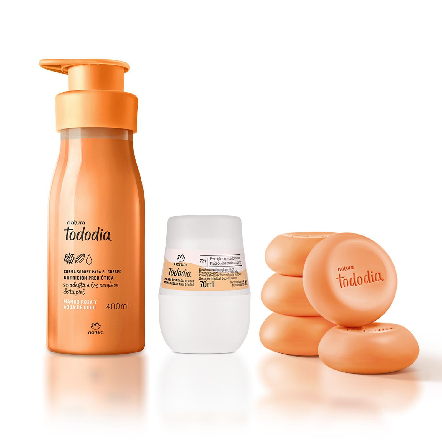 TODODIA MANGO ROSA Y AGUA DE COCO HIDRATANTE CON JABONES Y DESODORANTE - 1