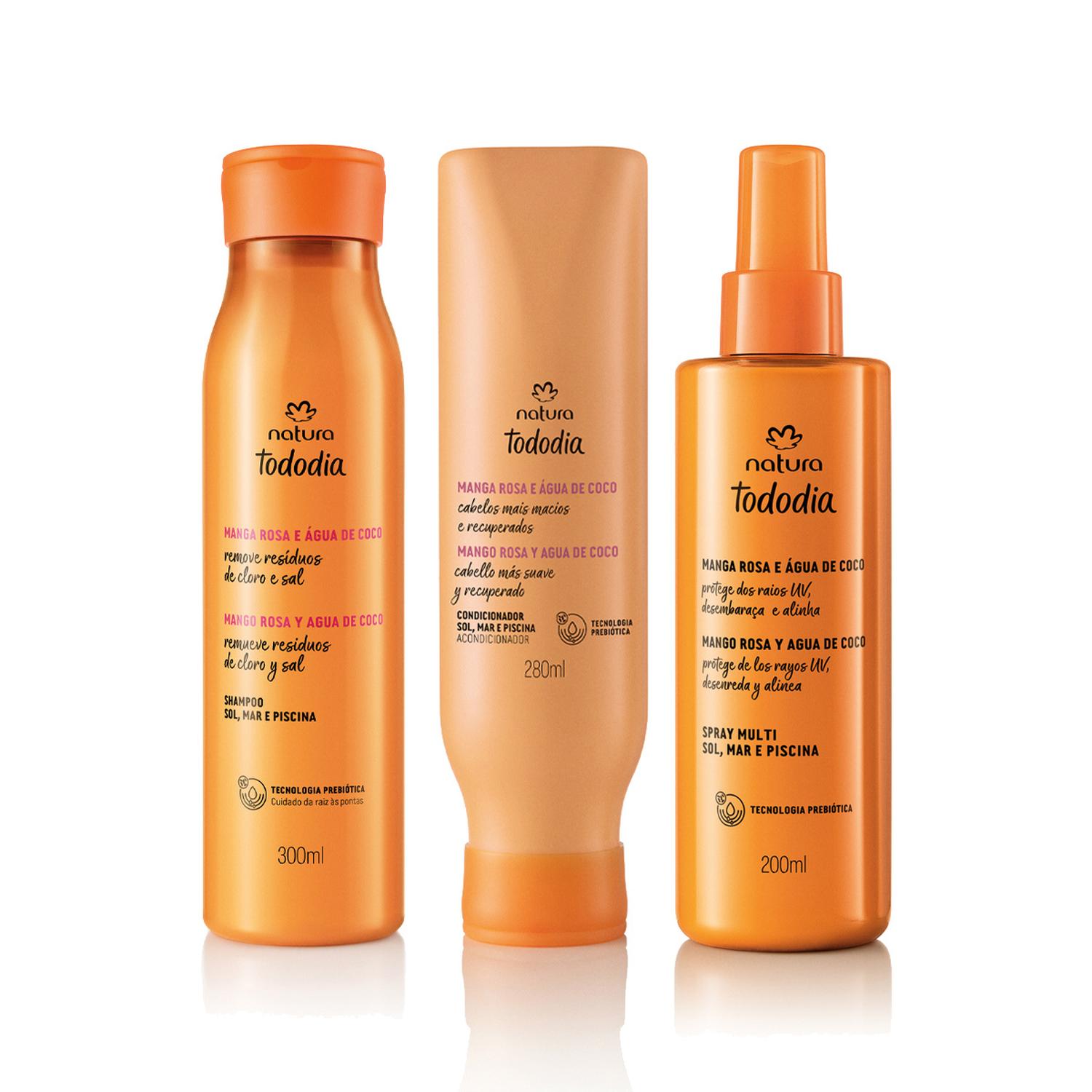 TODODIA MANGO ROSA Y AGUA DE COCO KIT SH ACC Y SPRAY - 1