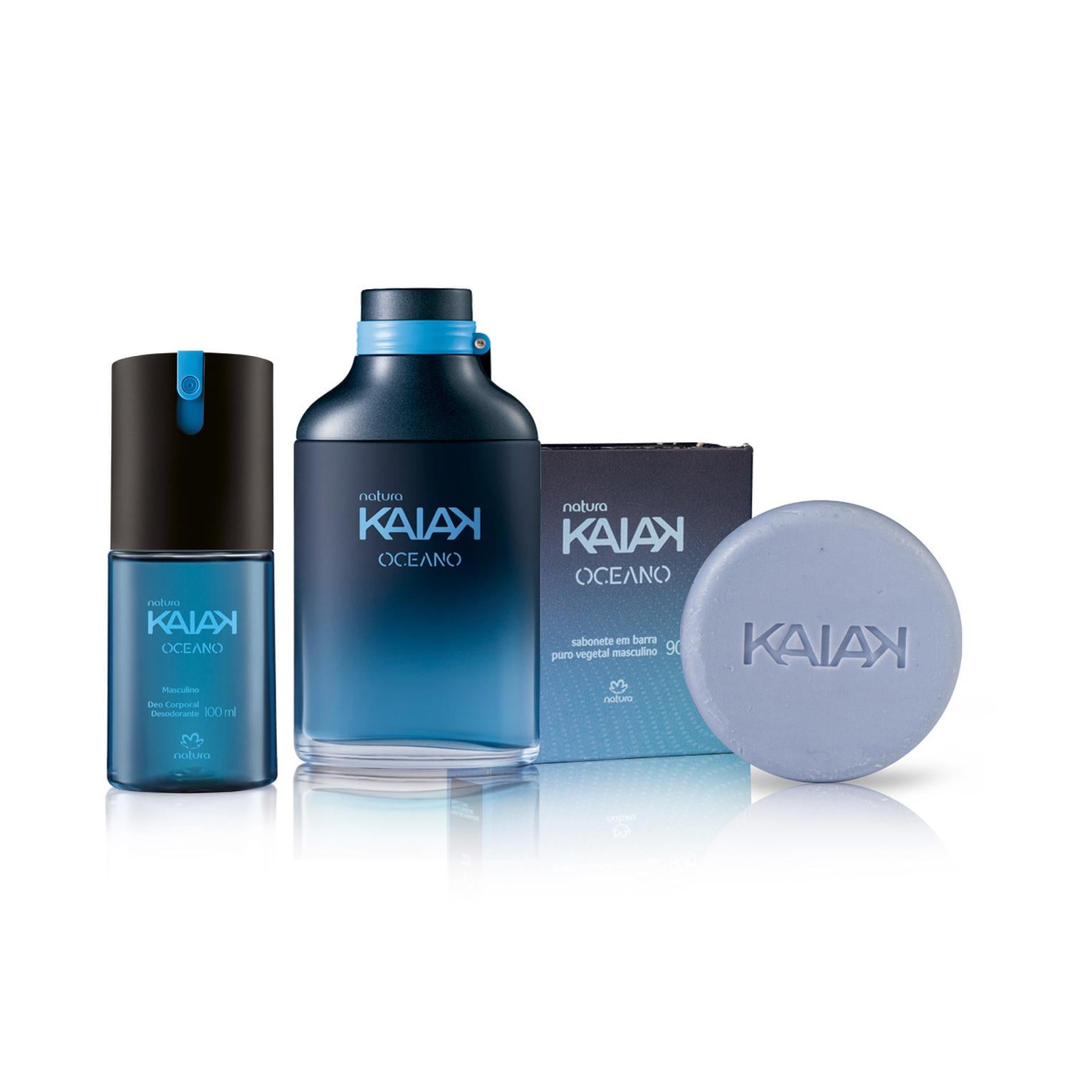 KAIAK OCEANO FRAGANCIA DE HOMBRE CON DEO SPRAY Y JABON - 1
