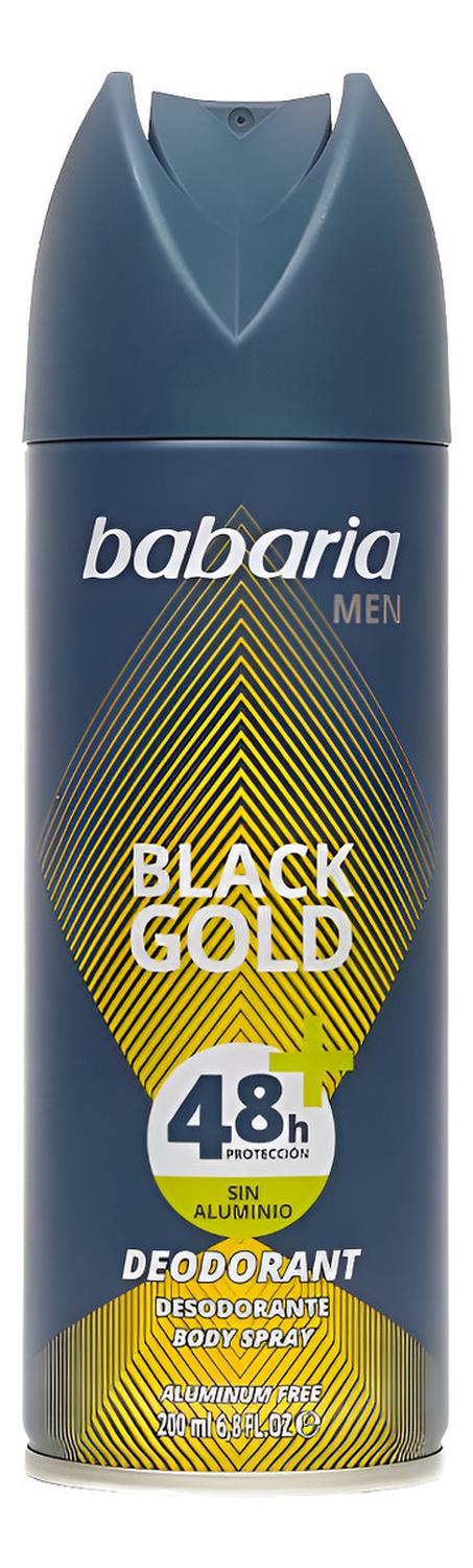BABARIA DESODORANTE SPRAY PARA HOMBRE BLACK GOLD NEUTRO - 1