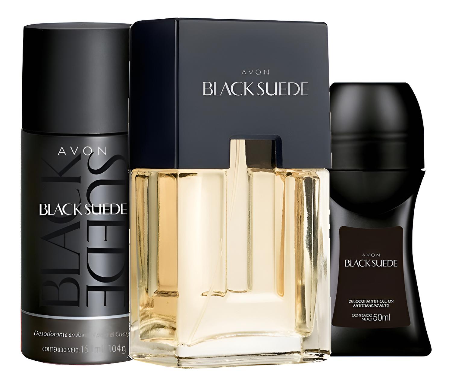 BLACK SUEDE PERFUME DE HOMBRE CON DEO SPRAY Y ROLL ON - 2