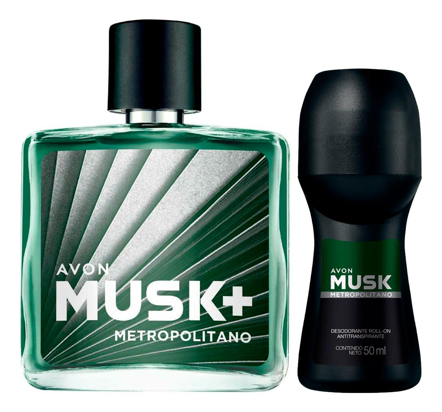 MUSK METROPOLITANO PERFUME DE HOMBRE CON DEO ROLL ON - 1