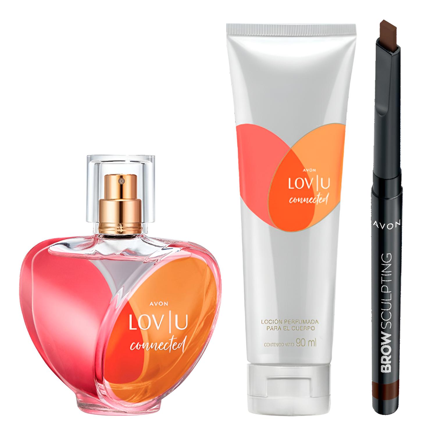 LOV U CONNECTED PERFUME DE MUJER CON LOCION Y DEL CEJA RETRA - 1