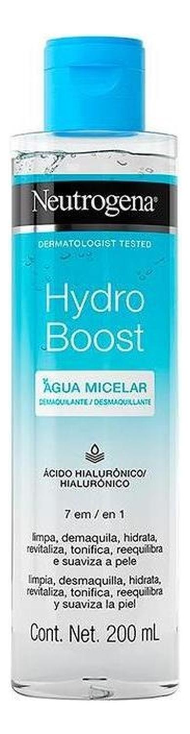 AGUA MICELAR DESMAQUILLANTE NEUTROGENA HYDRO BOOST 200ML - 1