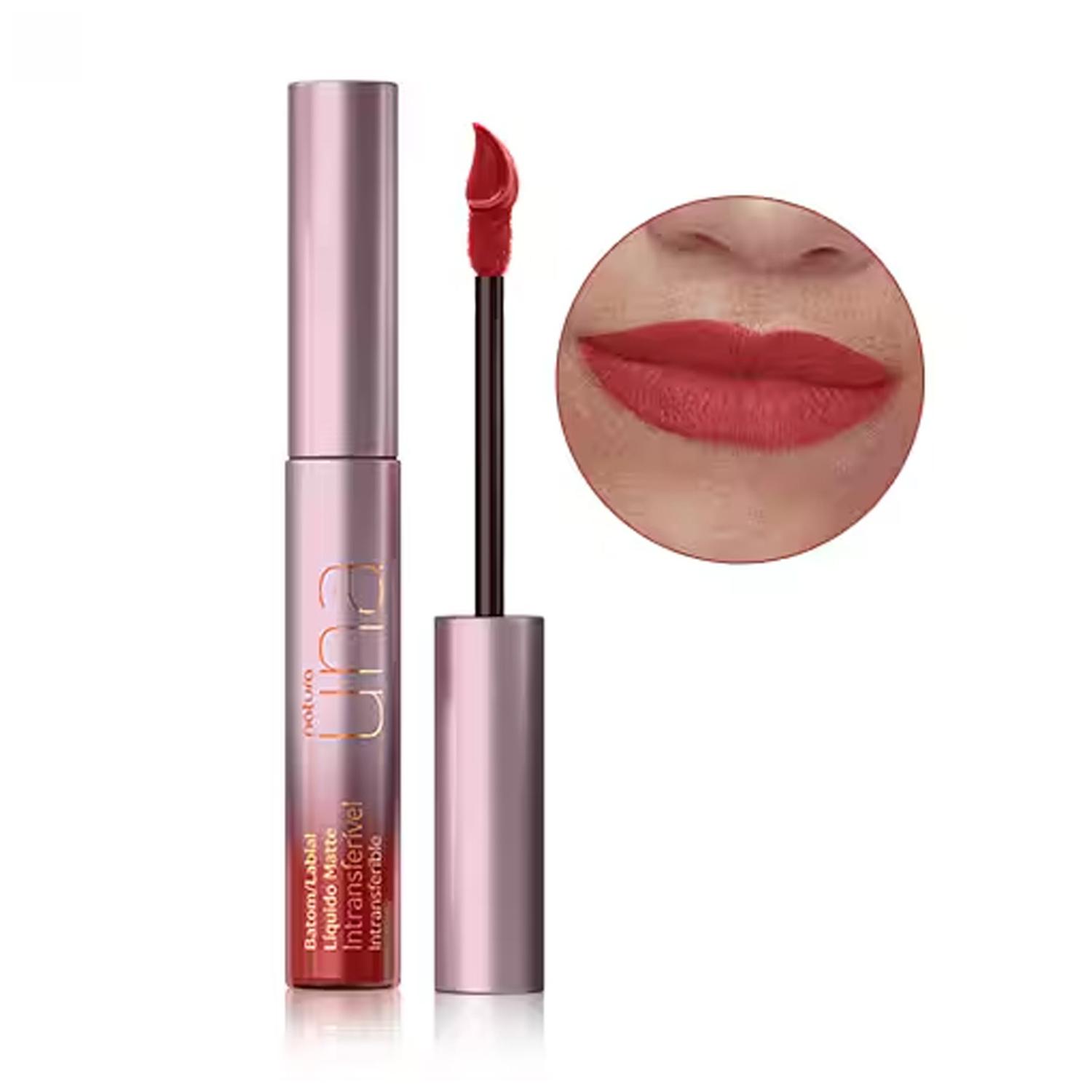 LABIAL LÍQUIDO MATE INTRANSFERIBLE MARRÓN 3M - 1