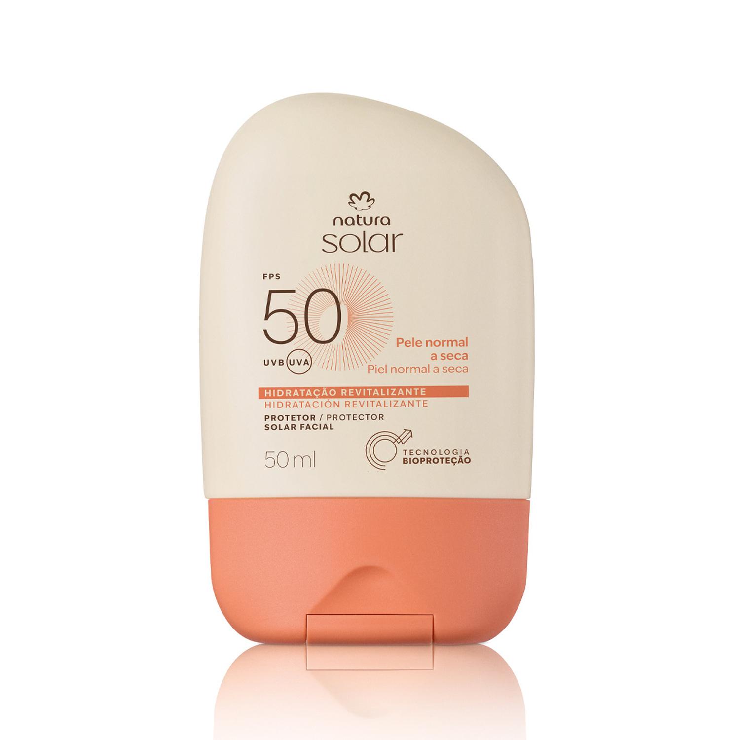PROTECTOR SOLAR FACIAL PIEL NORMAL A SECA FPS 50 NATURA SOLAR - 1