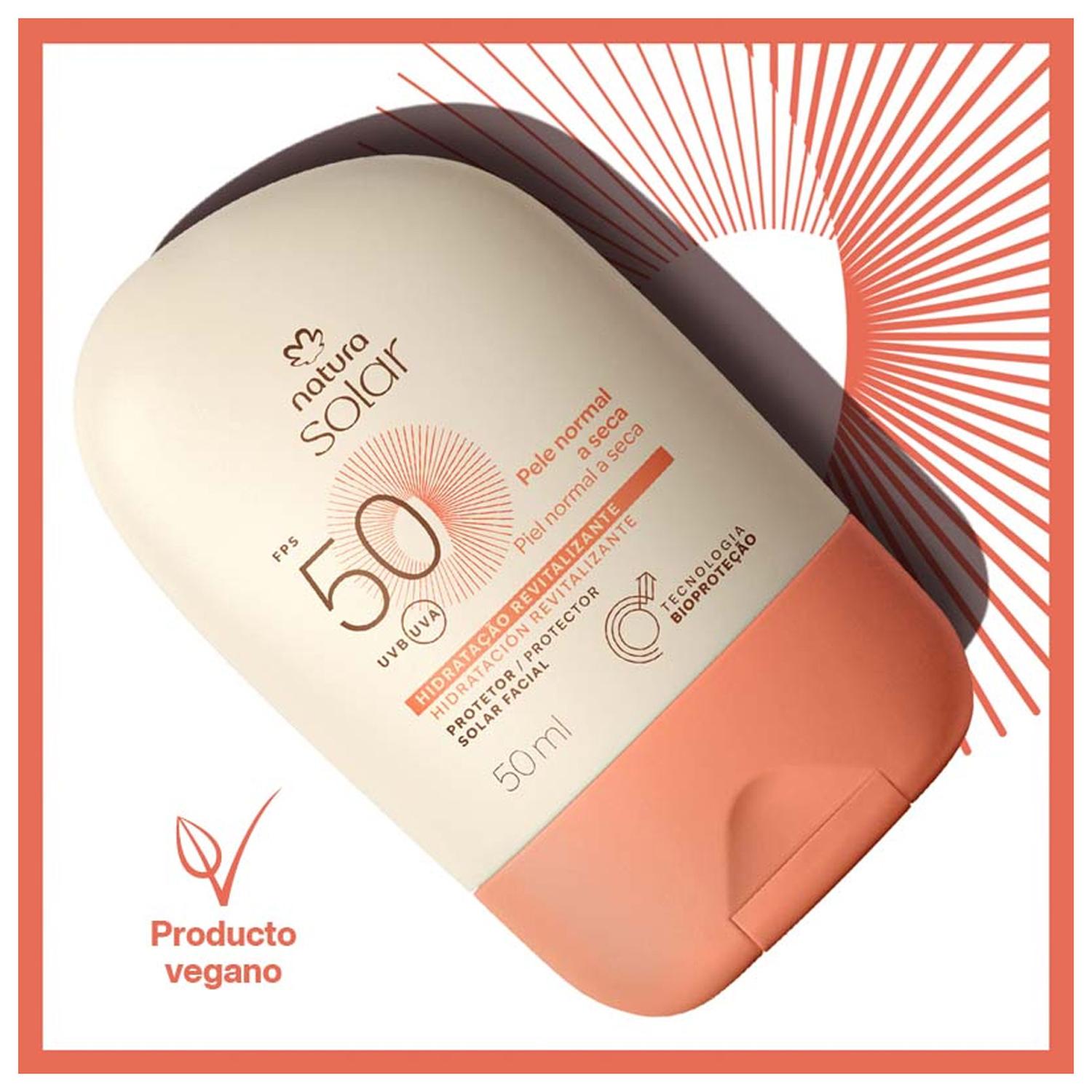 PROTECTOR SOLAR FACIAL PIEL NORMAL A SECA FPS 50 NATURA SOLAR - 2
