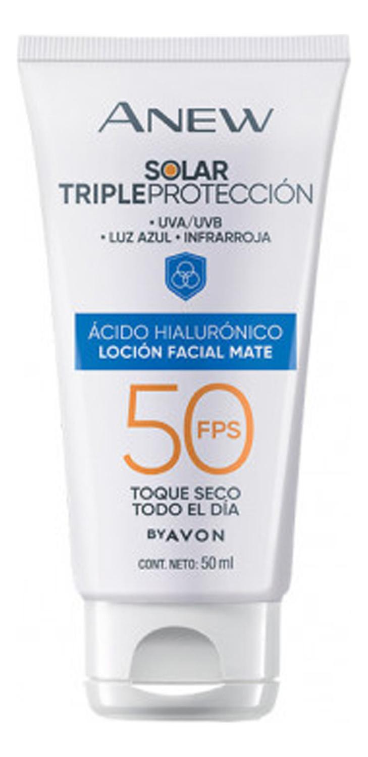 ANEW SOLAR TRIPLE PROTECCIÓN LOCIÓN FACIAL MATE FPS 50 40G - 2