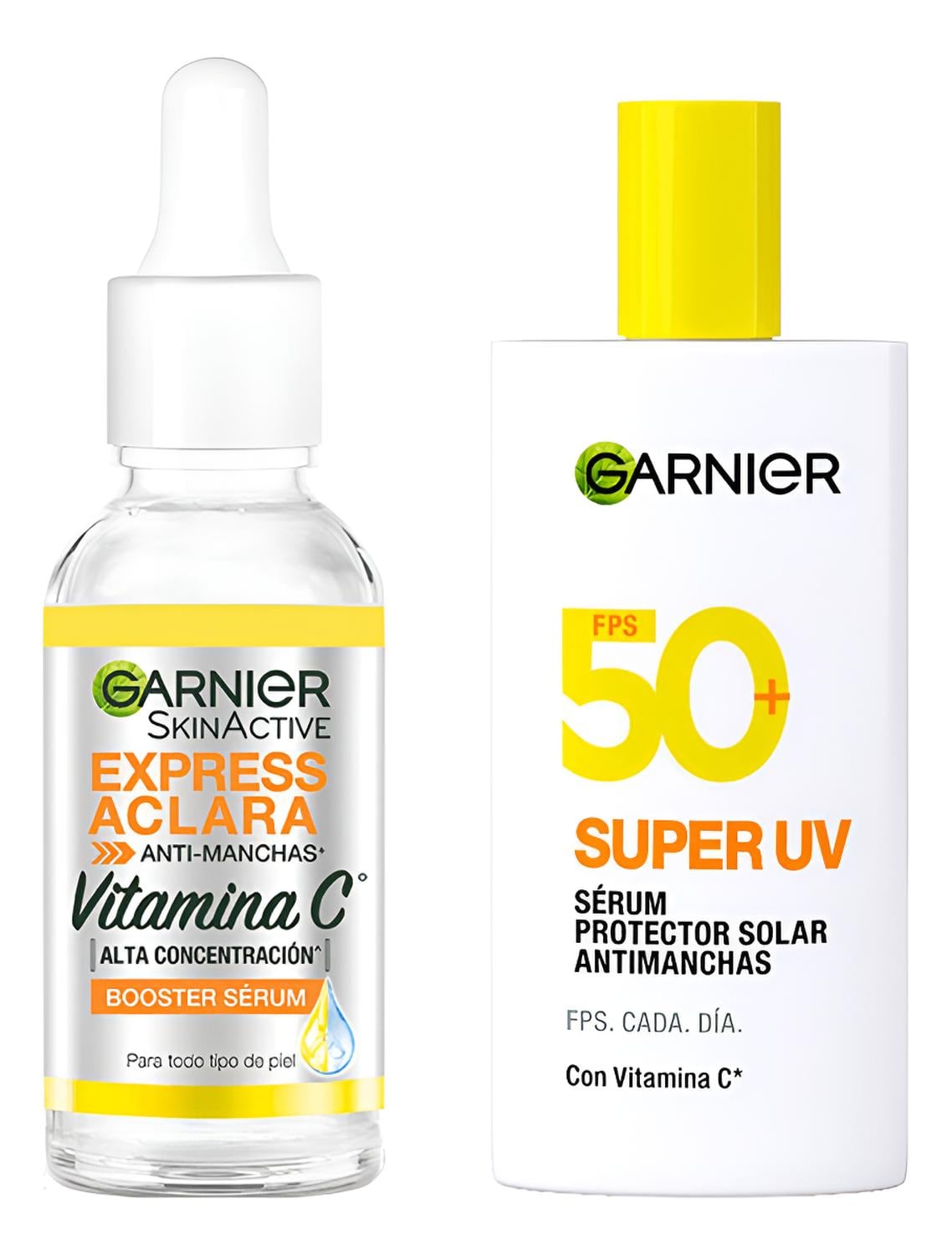 KIT SERUM EXPRESS ACLARA + PROTECTOR SOLAR SUPER UV FLUIDO - 1