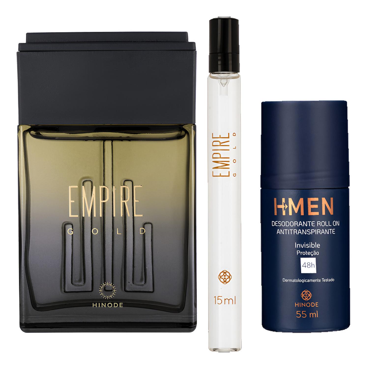 EMPIRE GOLD PERFUME DE HOMBRE CON MINI 15ML Y DEO - 1