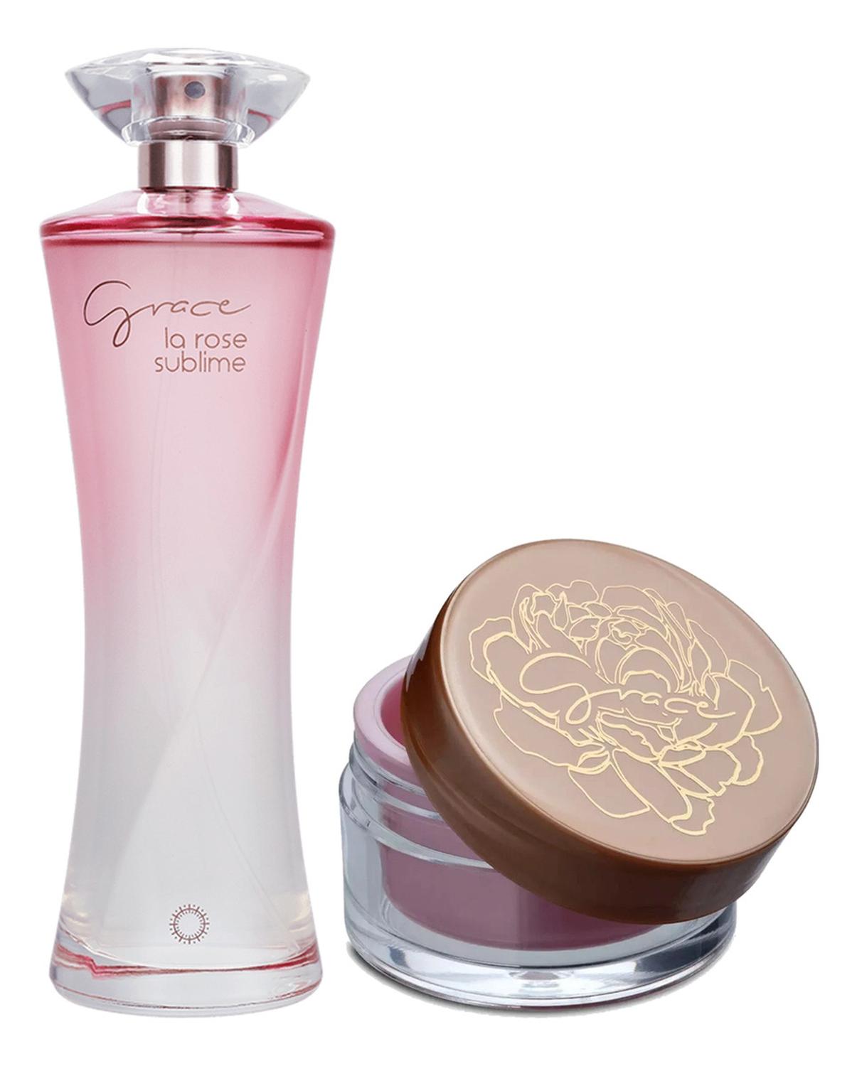 GRACE LA ROSE SUBLIME PERFUME DE MUJER CON SERUM PARA MANOS - 1