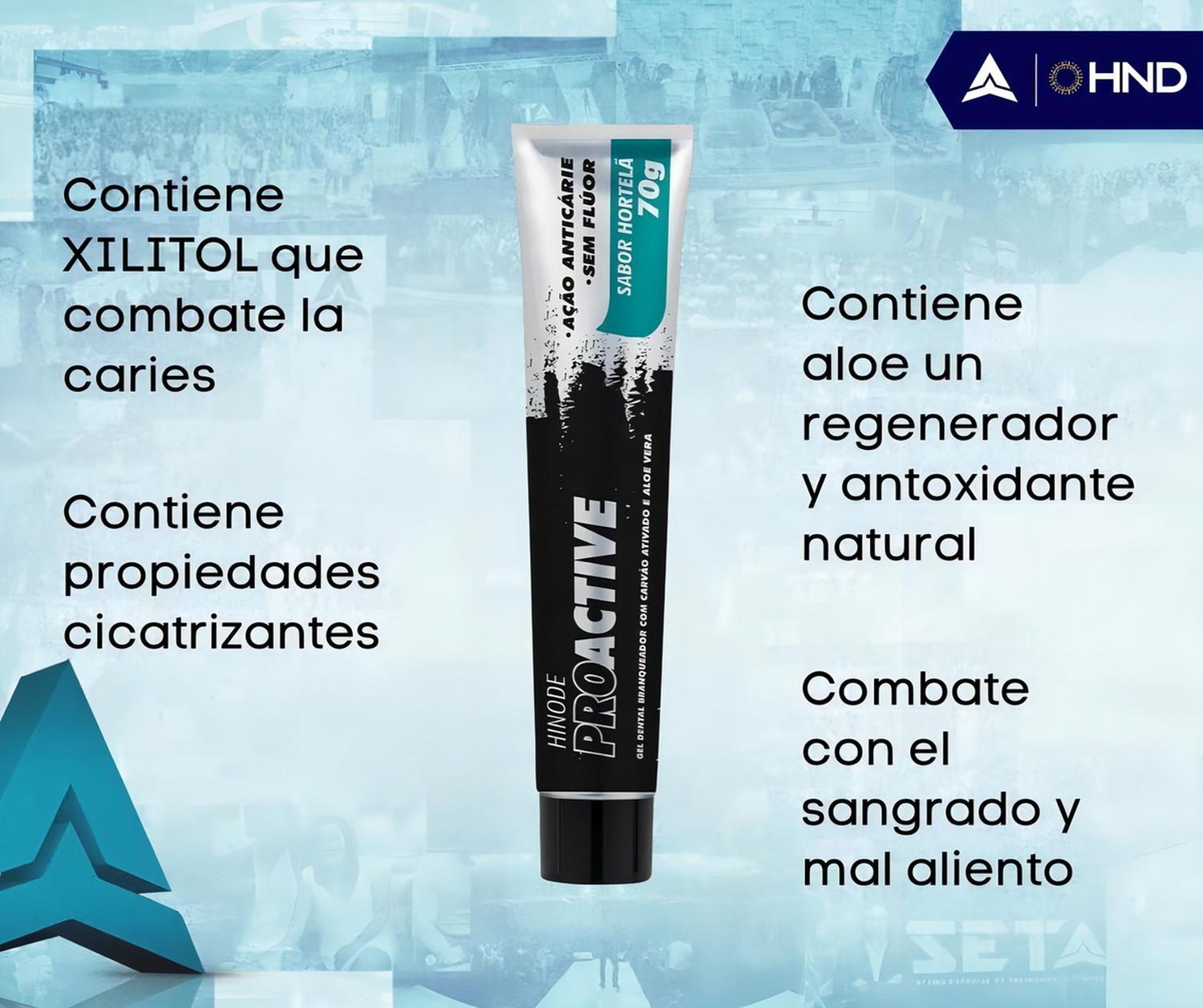 PASTA DENTAL CARBON ACTIVADO + ALOE VERA PROACTIVE - 3