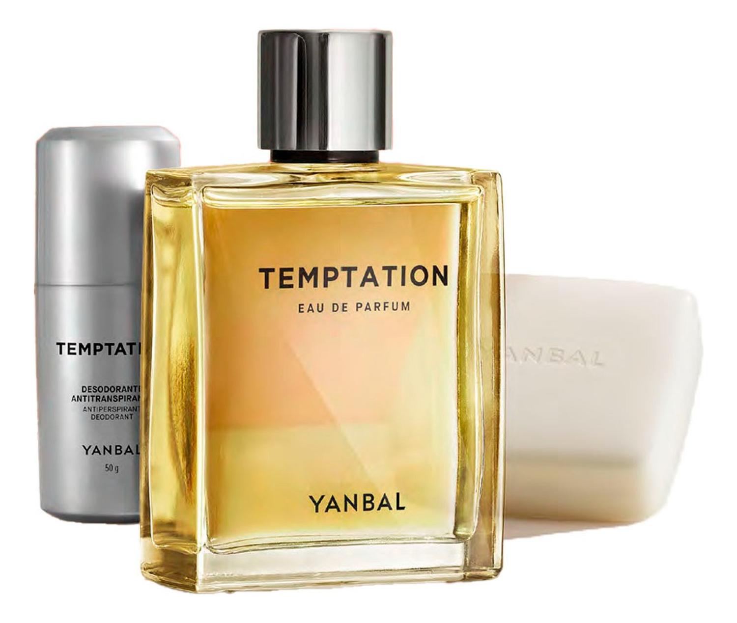 TEMPTATION PERFUME DE HOMBRE CON DEO Y JABON - 1