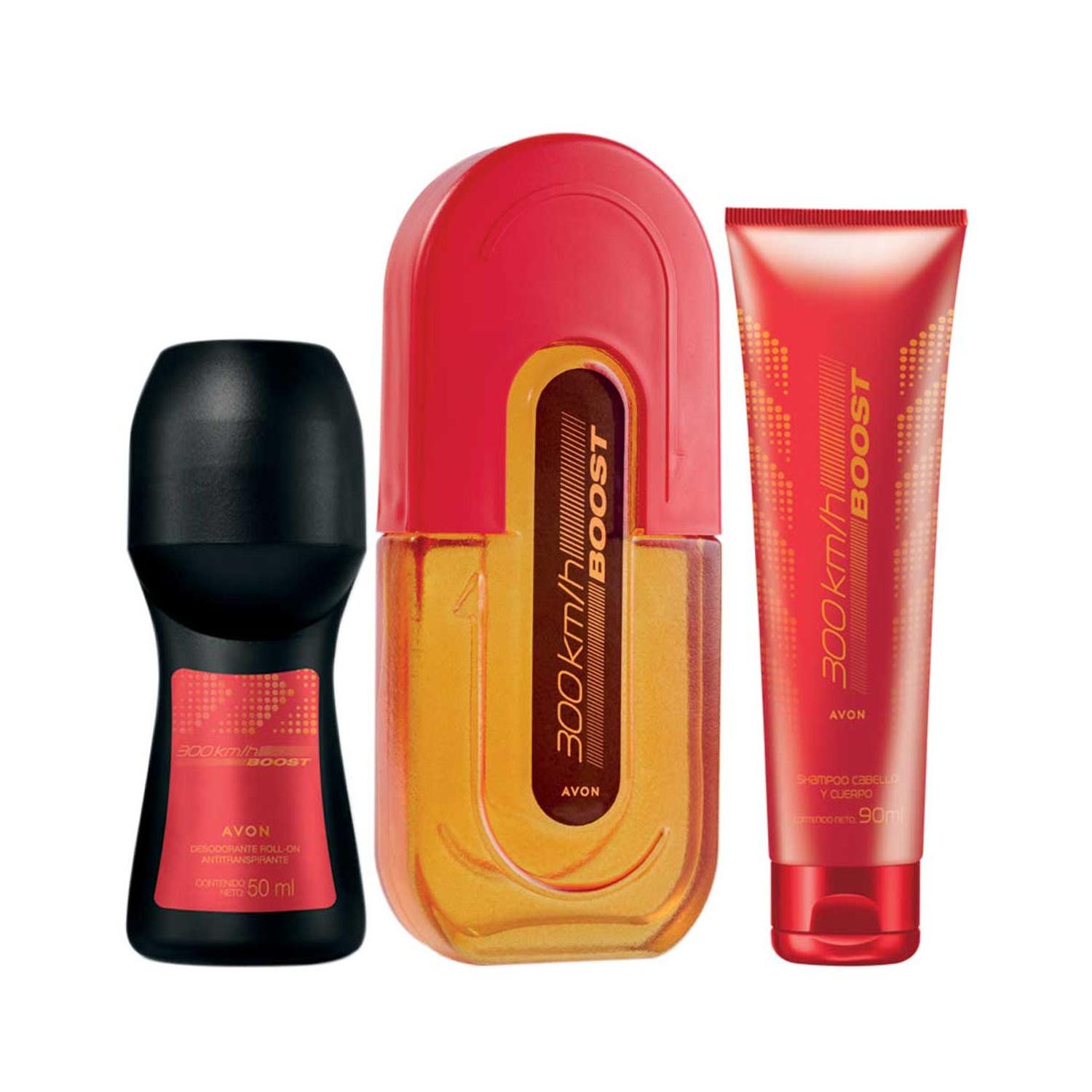 300 KM/H BOOST FRAGANCIA DE HOMBRE CON SHAMPOO Y DEO - 1