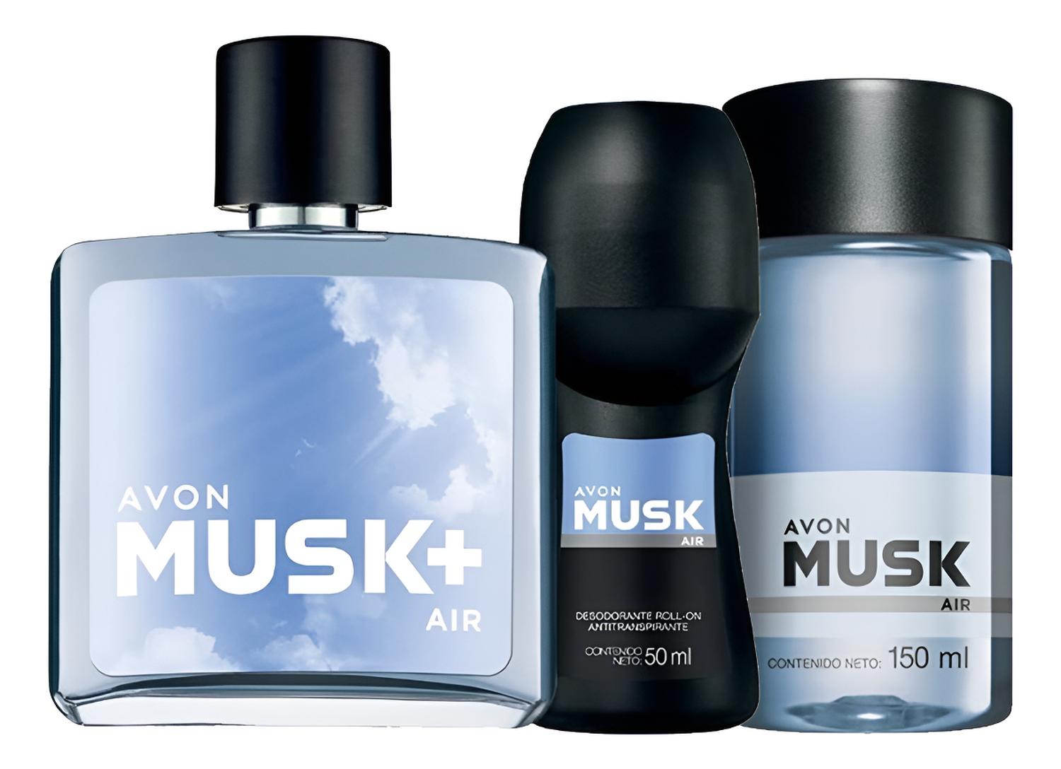 MUSK AIR PERFUME DE HOMBRE CON DEO Y REFRESH AVON - 1
