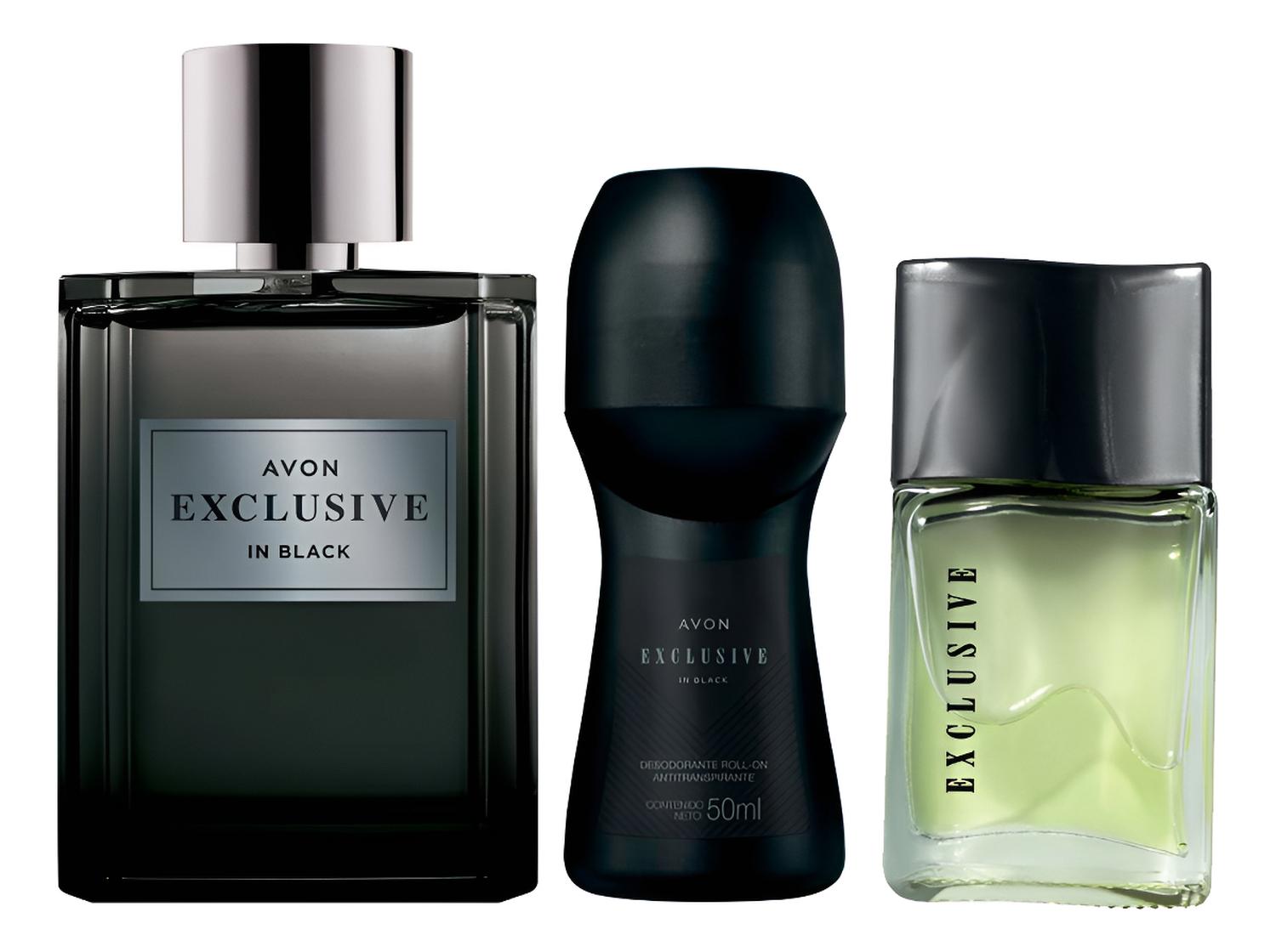 EXCLUSIVE IN BLACK PERFUME CON MINI Y DEO ROLL ON - 1