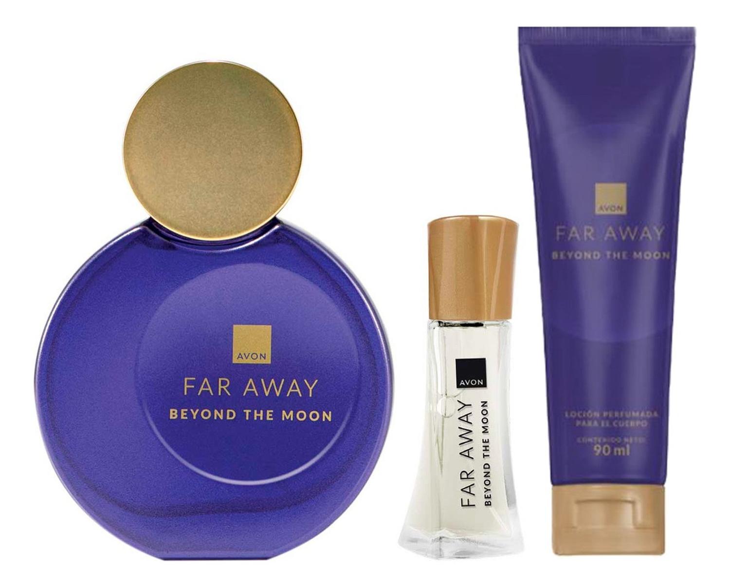 FAR AWAY BEYOND THE MOON PERFUME DE MUJER CON MINI Y CREMA - 1