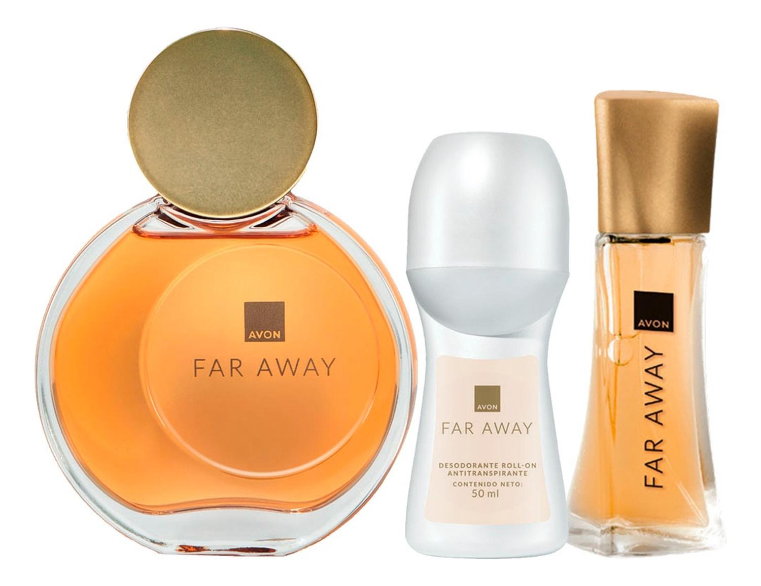 FAR AWAY PERFUME DE MUJER CON MINI Y DEO ROLL ON - 1