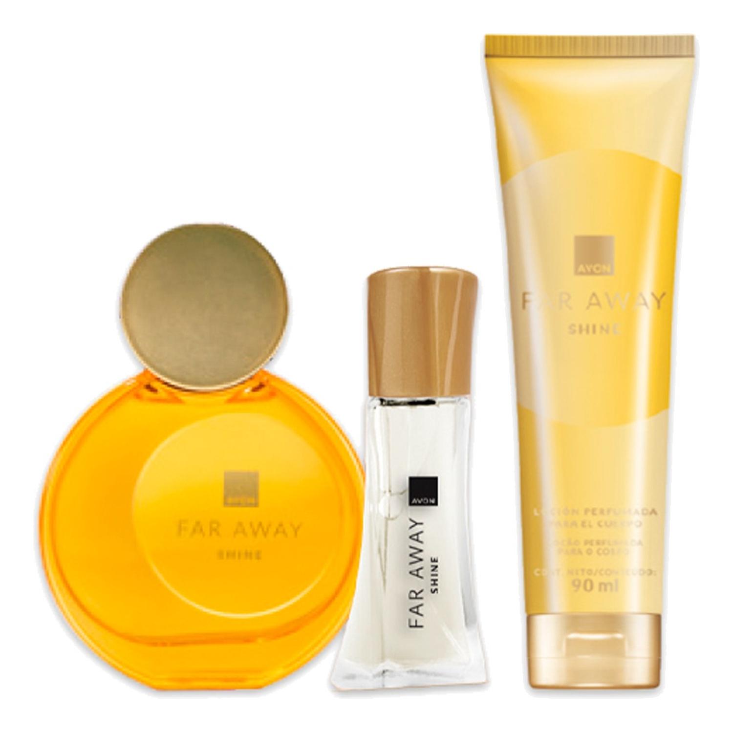 FAR AWAY SHINE PERFUME DE MUJER CON MINI E HIDRATANTE - 1
