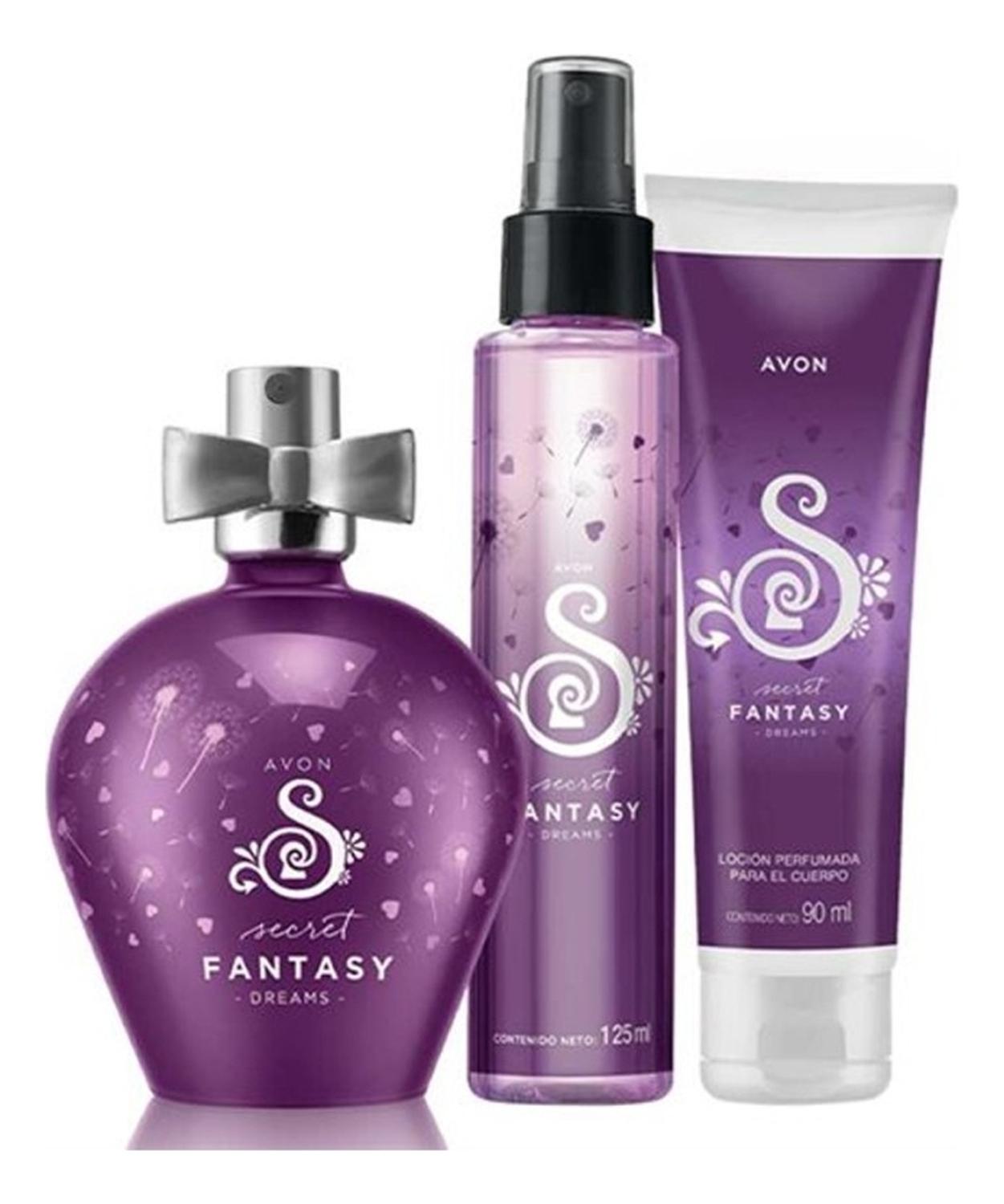 SECRET FANTASY DREAMS PERFUME CON REFRESH Y LOCION - 1
