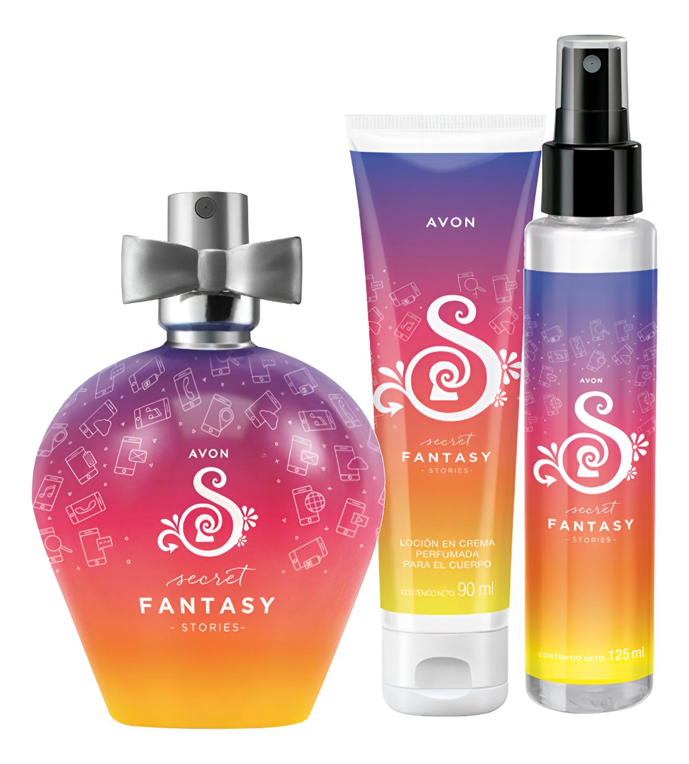 SECRET FANTASY STORIES PERFUME CON REFRESH Y LOCION - 1