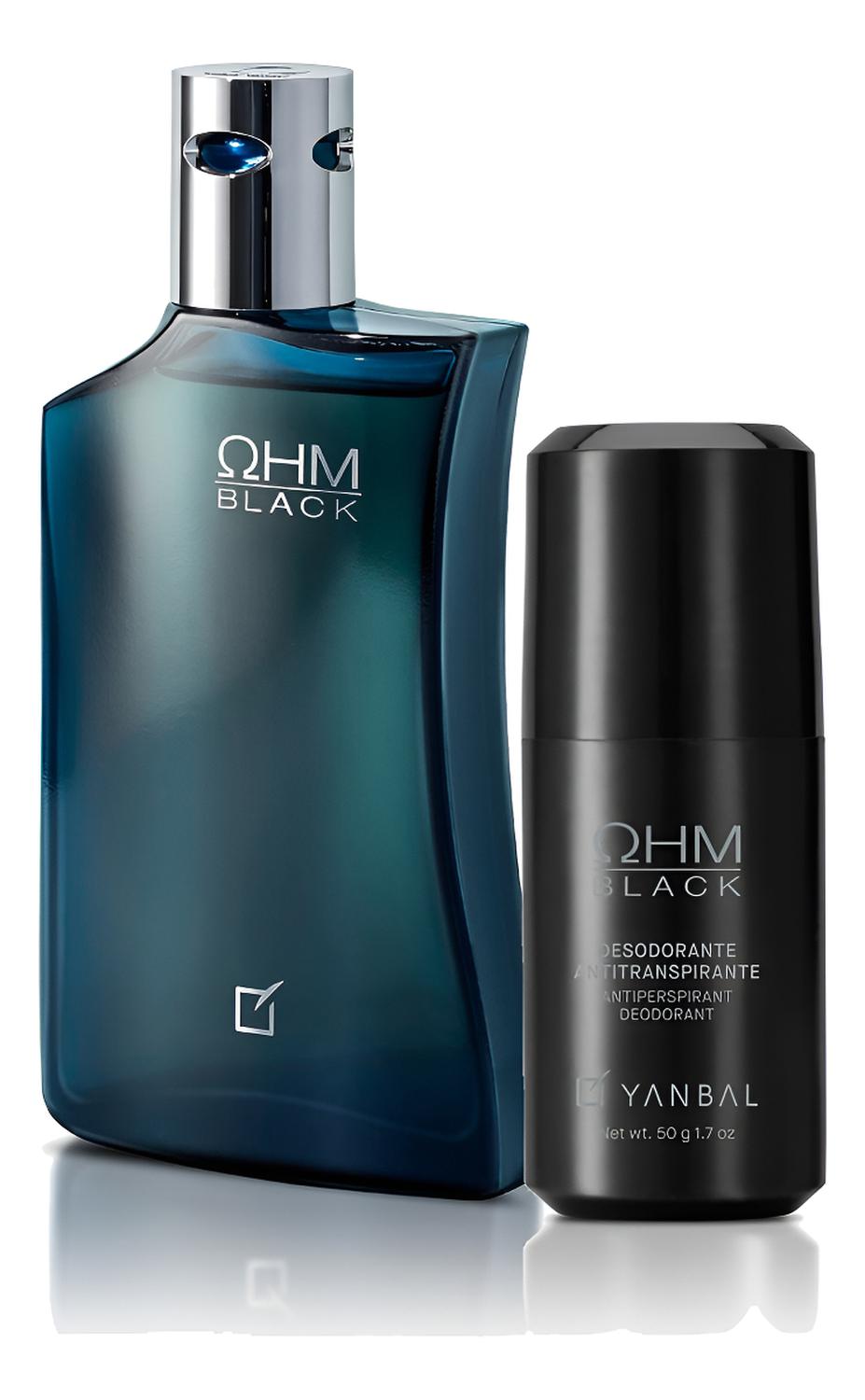 OHM BLACK PERFUME DE HOMBRE CON DEO ROLL ON - 1