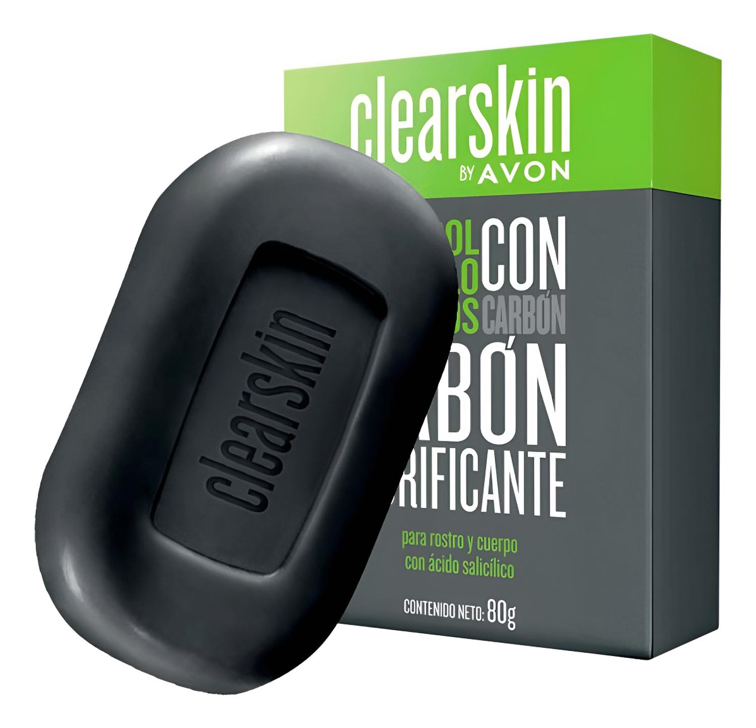 AVON CLEARSKIN JABÓN FACIAL PURIFICANTE CON CARBÓN - 1