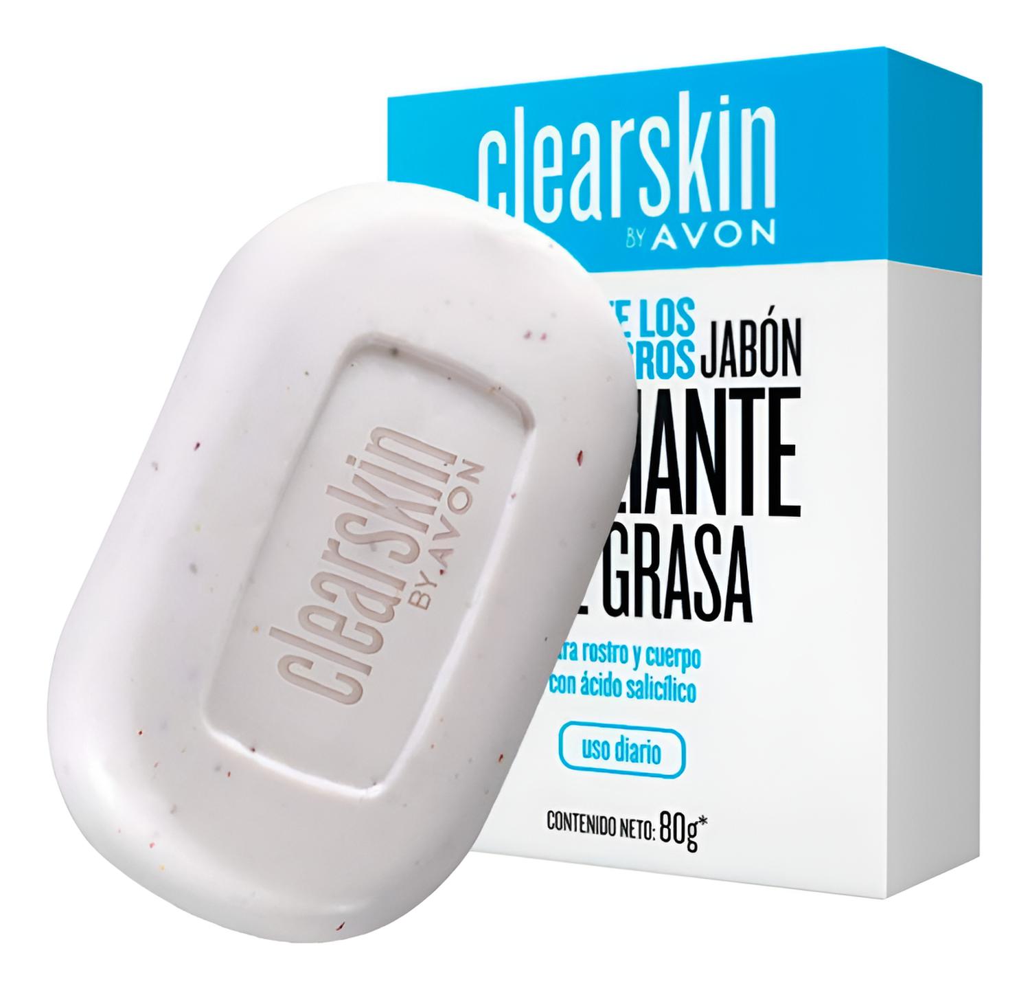 JABÓN EXFOLIANTE EN BARRA PARA PIEL GRASA CLEARSKIN - 1