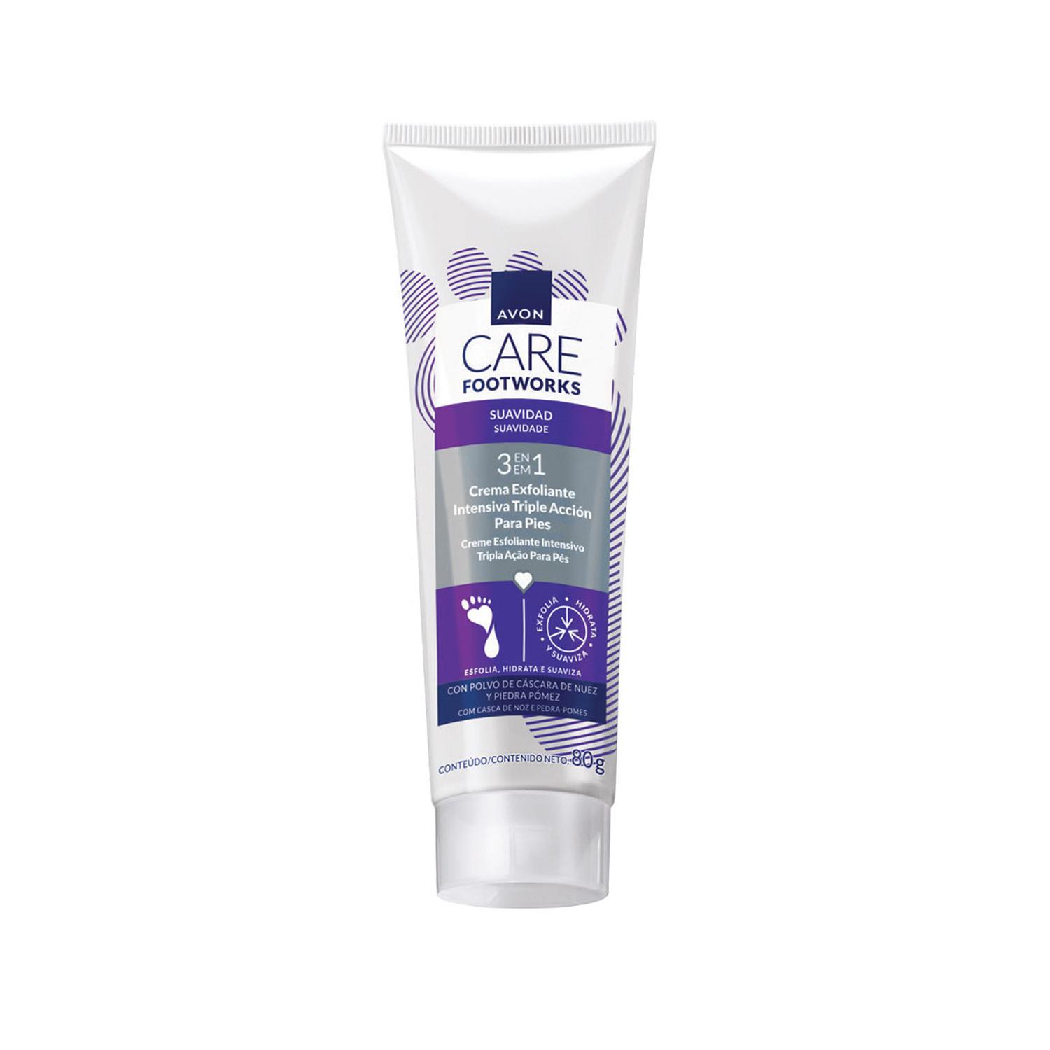 AVON CARE FOOTWORKS CREMA EXFOLIANTE INTENSIVA PARA PIES - 1