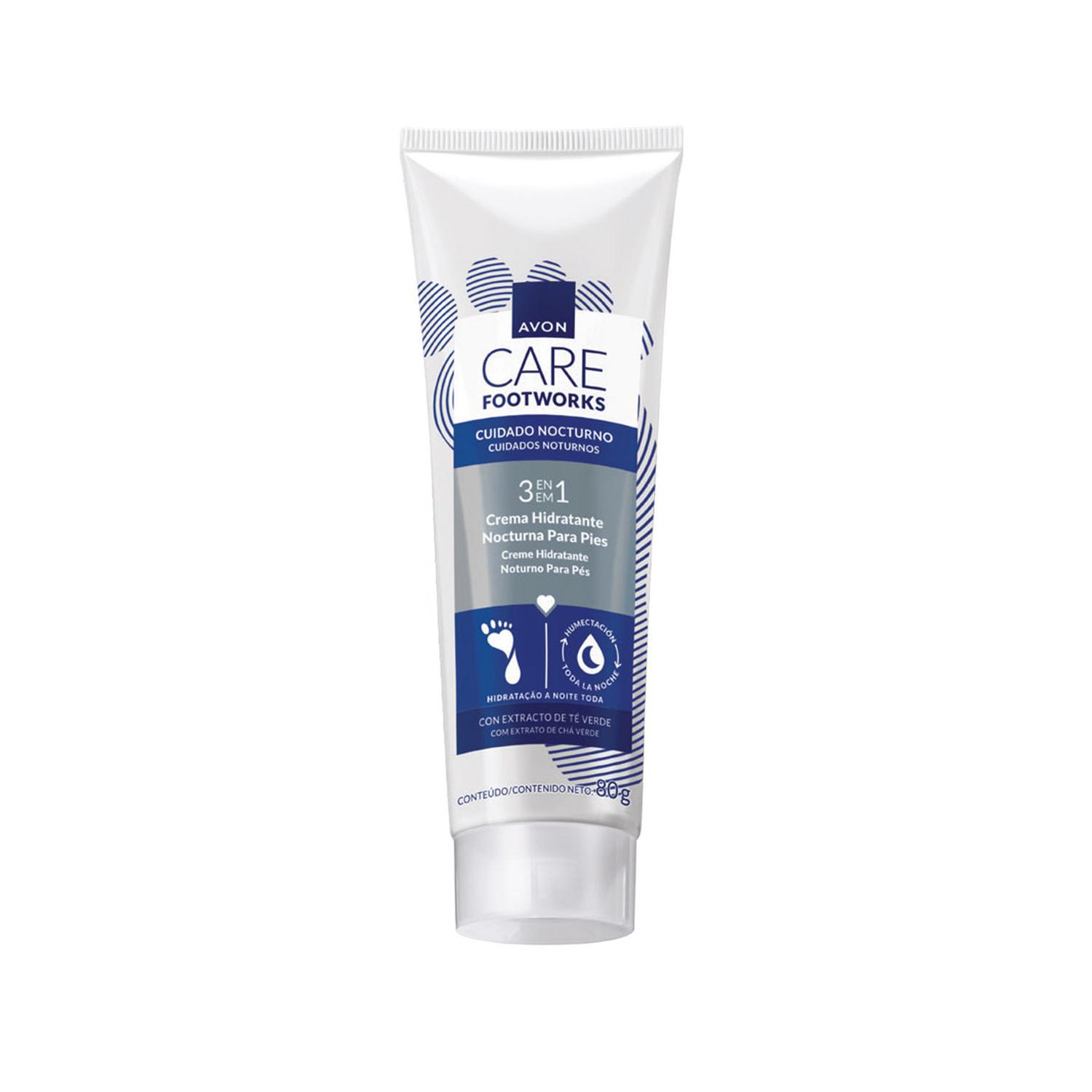 AVON CARE FOOTWORKS CREMA HIDRATANTE NOCTURNA PARA PIES - 1