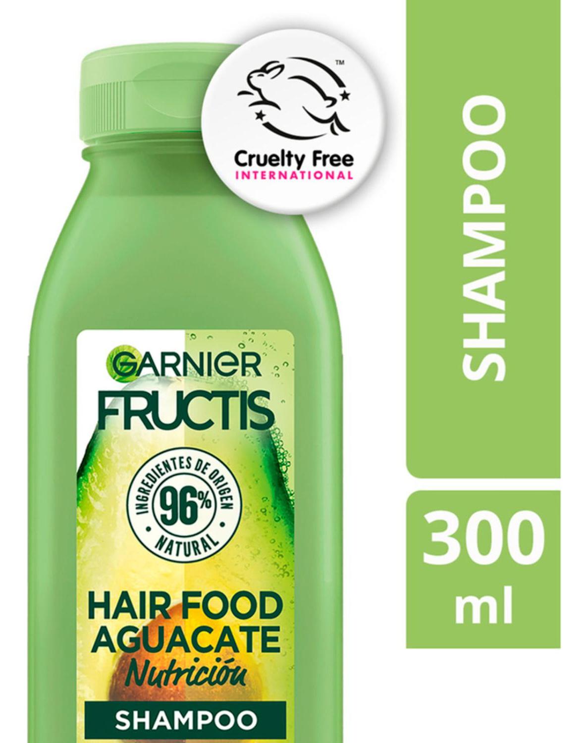 SHAMPOO GARNIER FRUCTIS HAIR FOOD AGUACATE X 300ML - 1