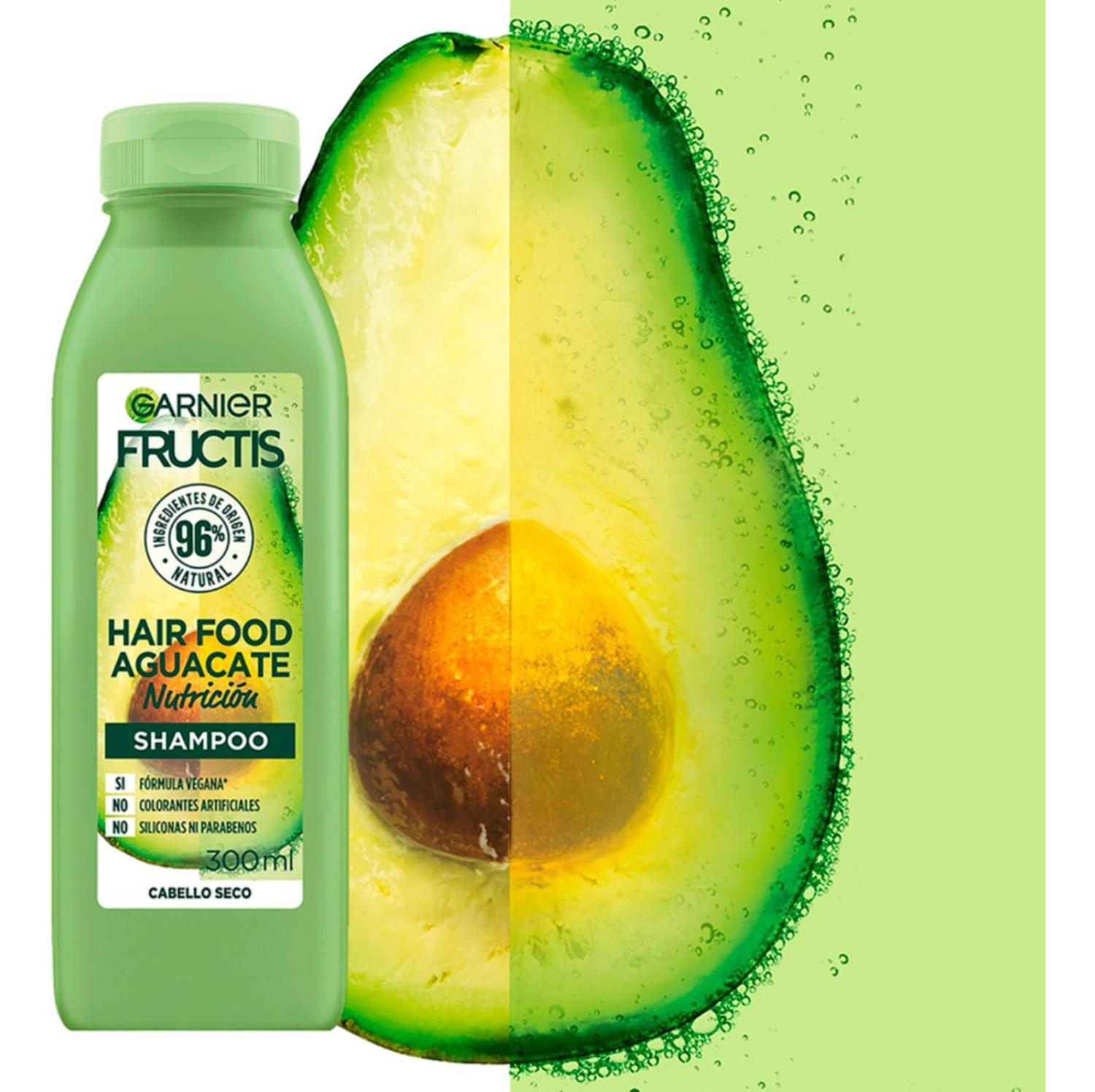SHAMPOO GARNIER FRUCTIS HAIR FOOD AGUACATE X 300ML - 3