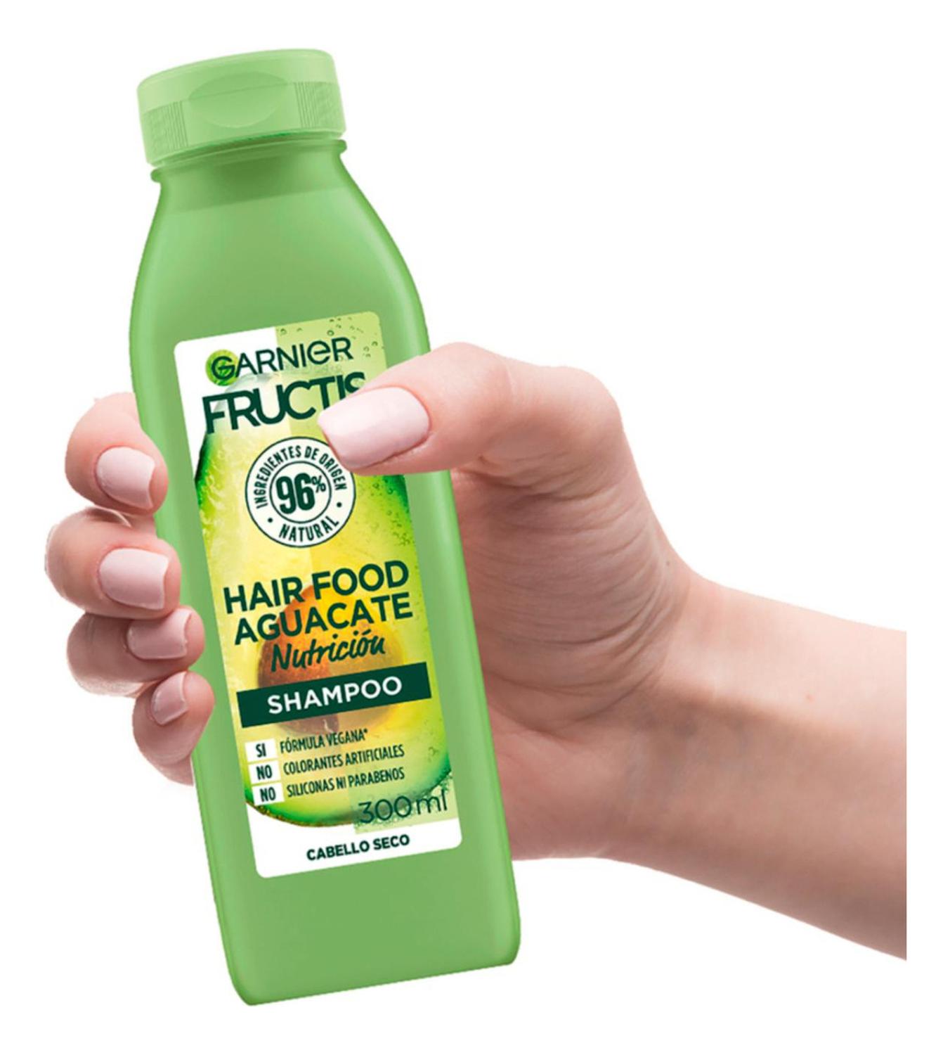 SHAMPOO GARNIER FRUCTIS HAIR FOOD AGUACATE X 300ML - 5