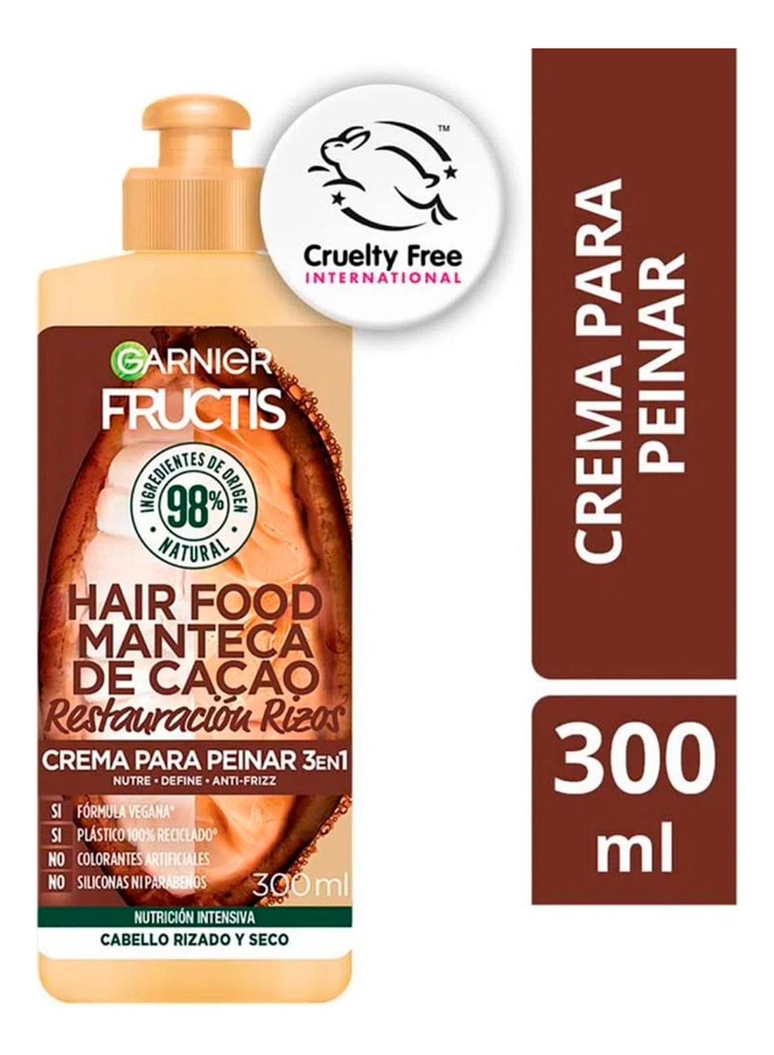 CREMA PARA PEINAR FRUCTIS HAIR FOOD CACAO 300ML - 2