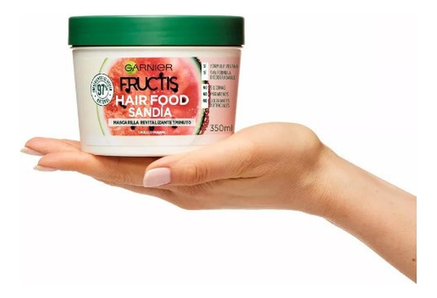 MASCARILLA GARNIER FRUCTIS HAIR FOOD SANDÍA 350 ML - 5