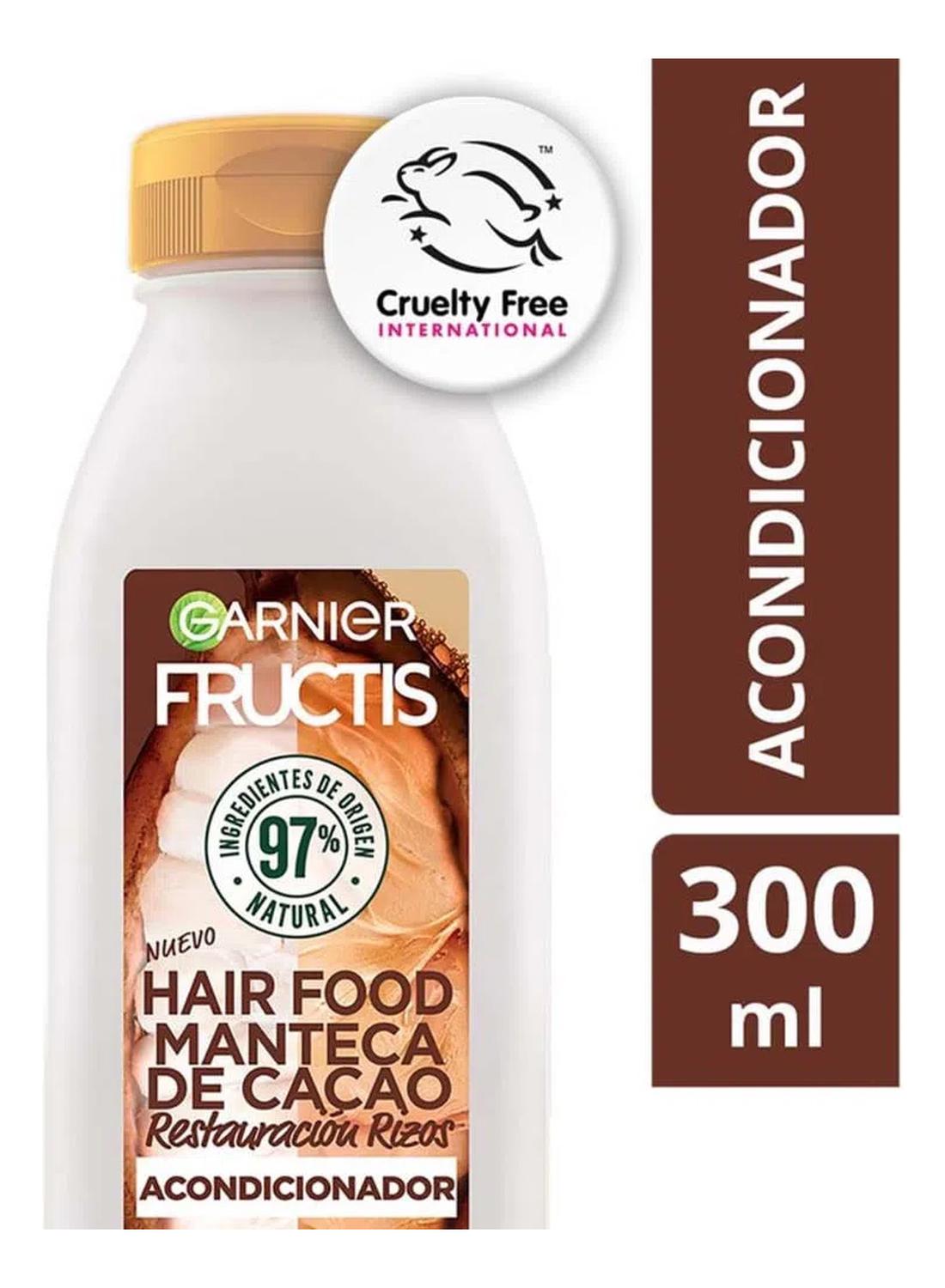 ACONDICIONADOR FRUCTIS HAIR FOOD MANTECA DE CACAO 300ML - 2