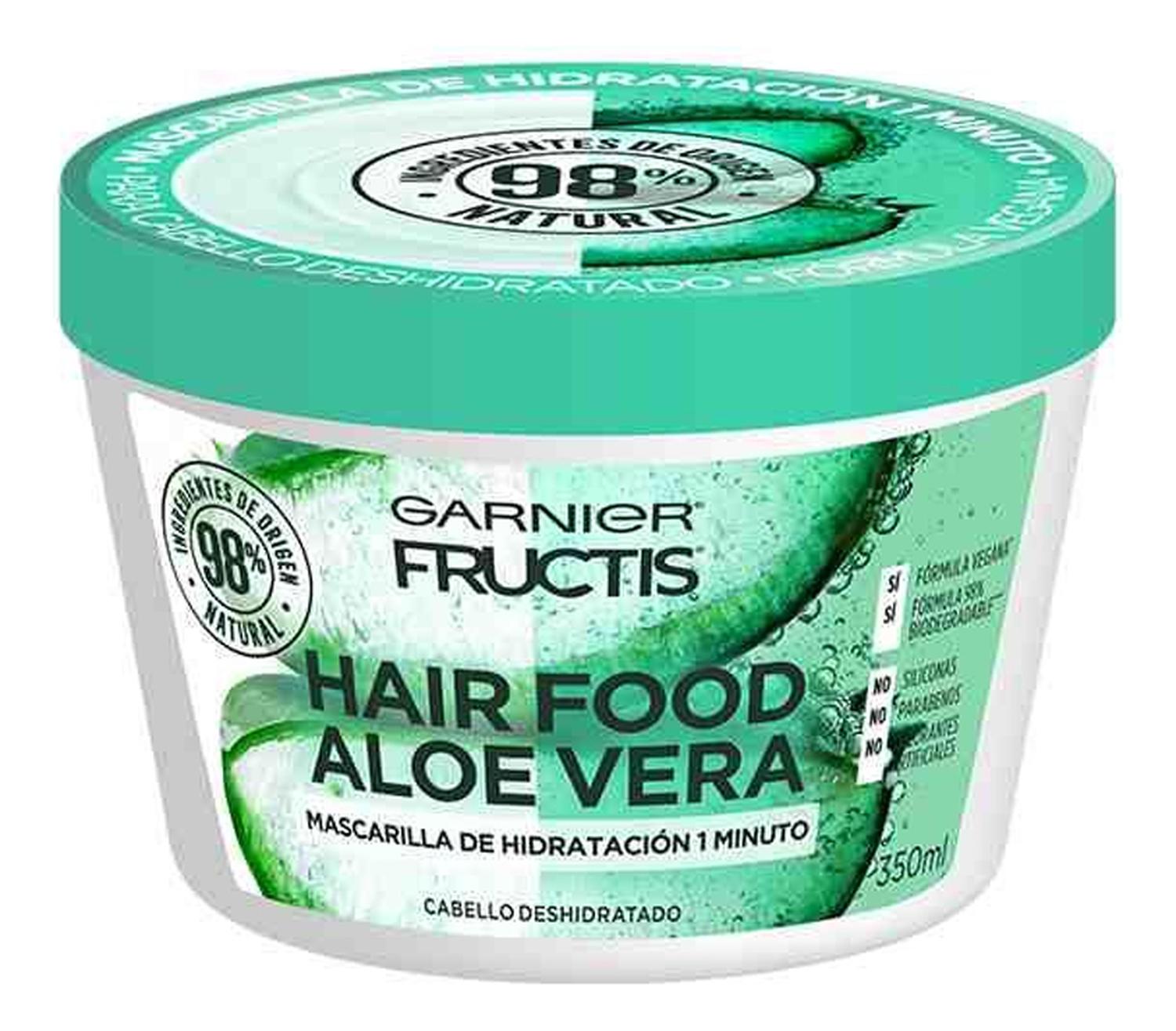 GARNIER MASCARILLA CAPILAR ALOE VERA FRUCTIS HAIR FOOD - 1