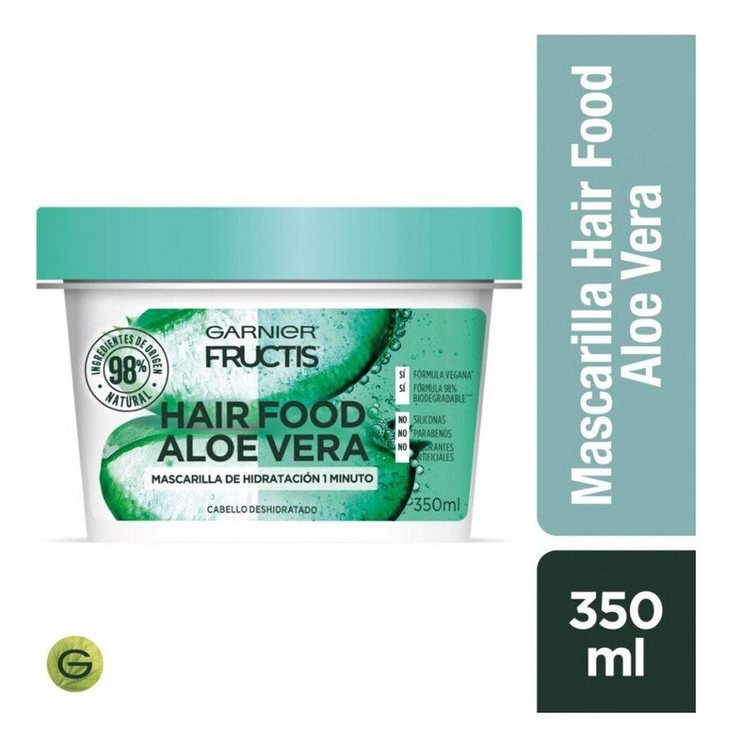 GARNIER MASCARILLA CAPILAR ALOE VERA FRUCTIS HAIR FOOD - 2