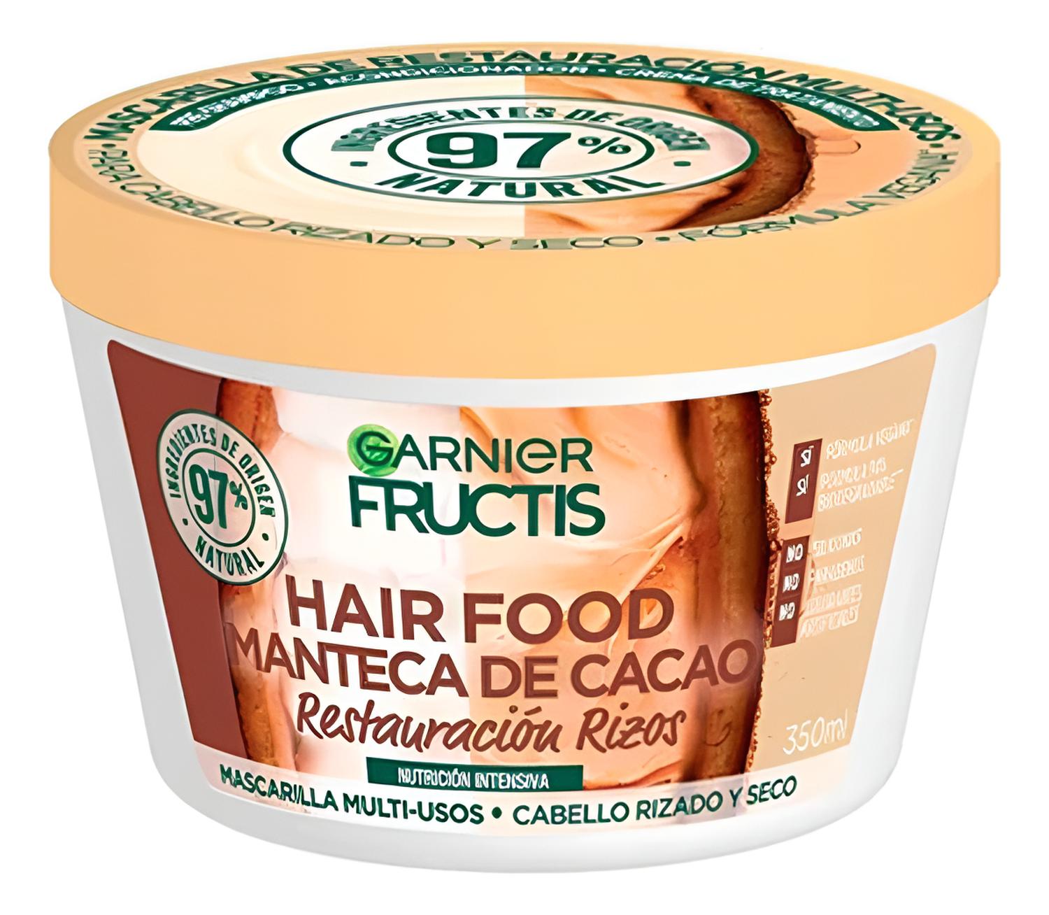 MASCARILLA GARNIER FRUCTIS HAIR FOOD CACAO 350ML - 1