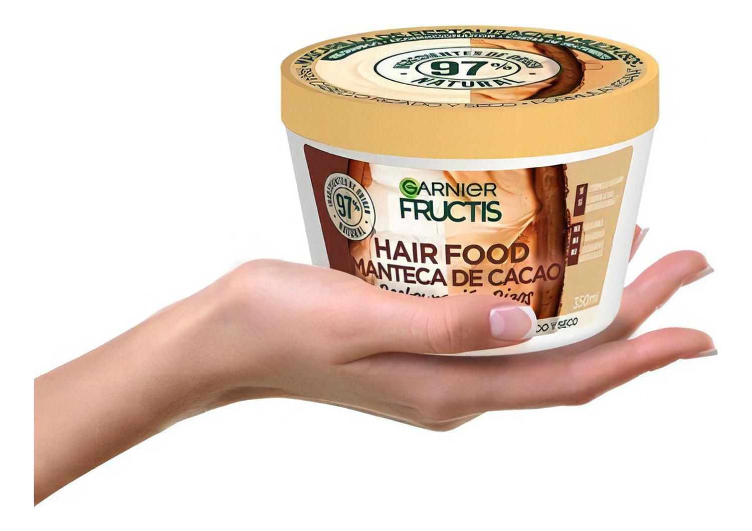 MASCARILLA GARNIER FRUCTIS HAIR FOOD CACAO 350ML - 2