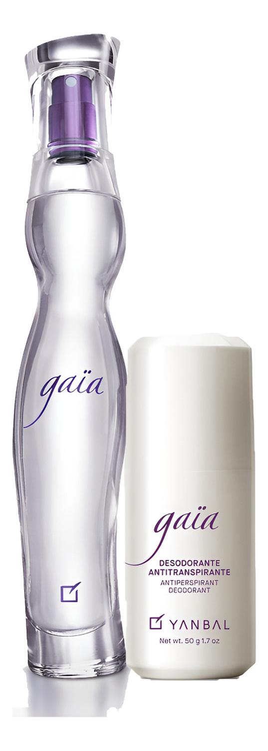 GAIA PERFUME DE MUJER CON DESODORANTE ROLL ON YANBAL - 1