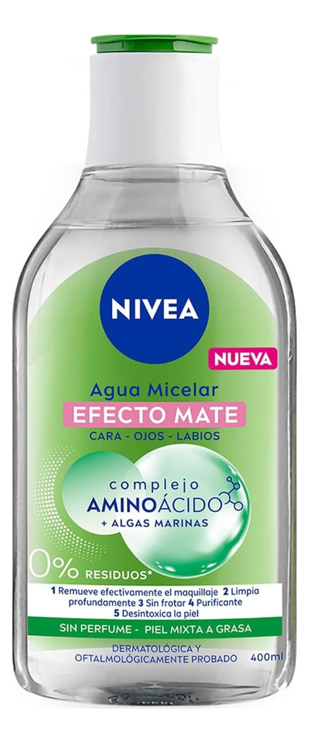 NIVEA AGUA MICELAR DESMAQUILLANTE EFECTO MATE 400ML - 1